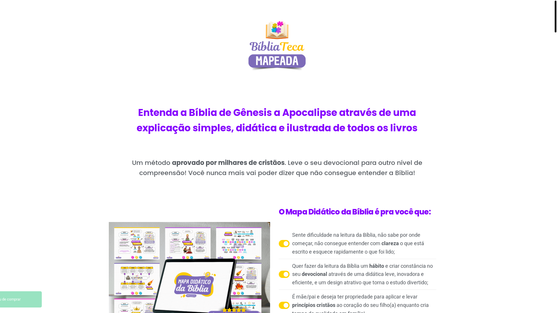 website screenshot of https://biblia-tecamapeada.shop/