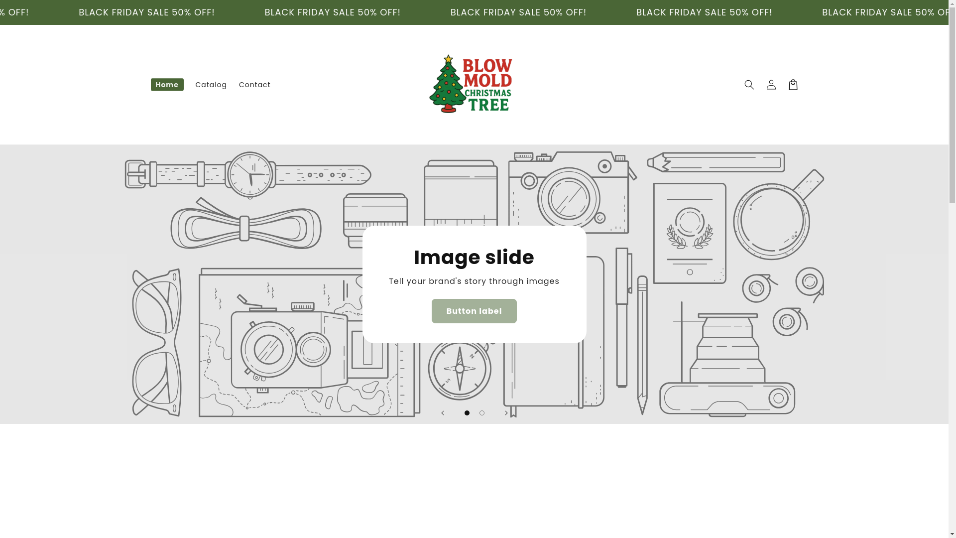 website screenshot of https://oldtimechristmas.store/