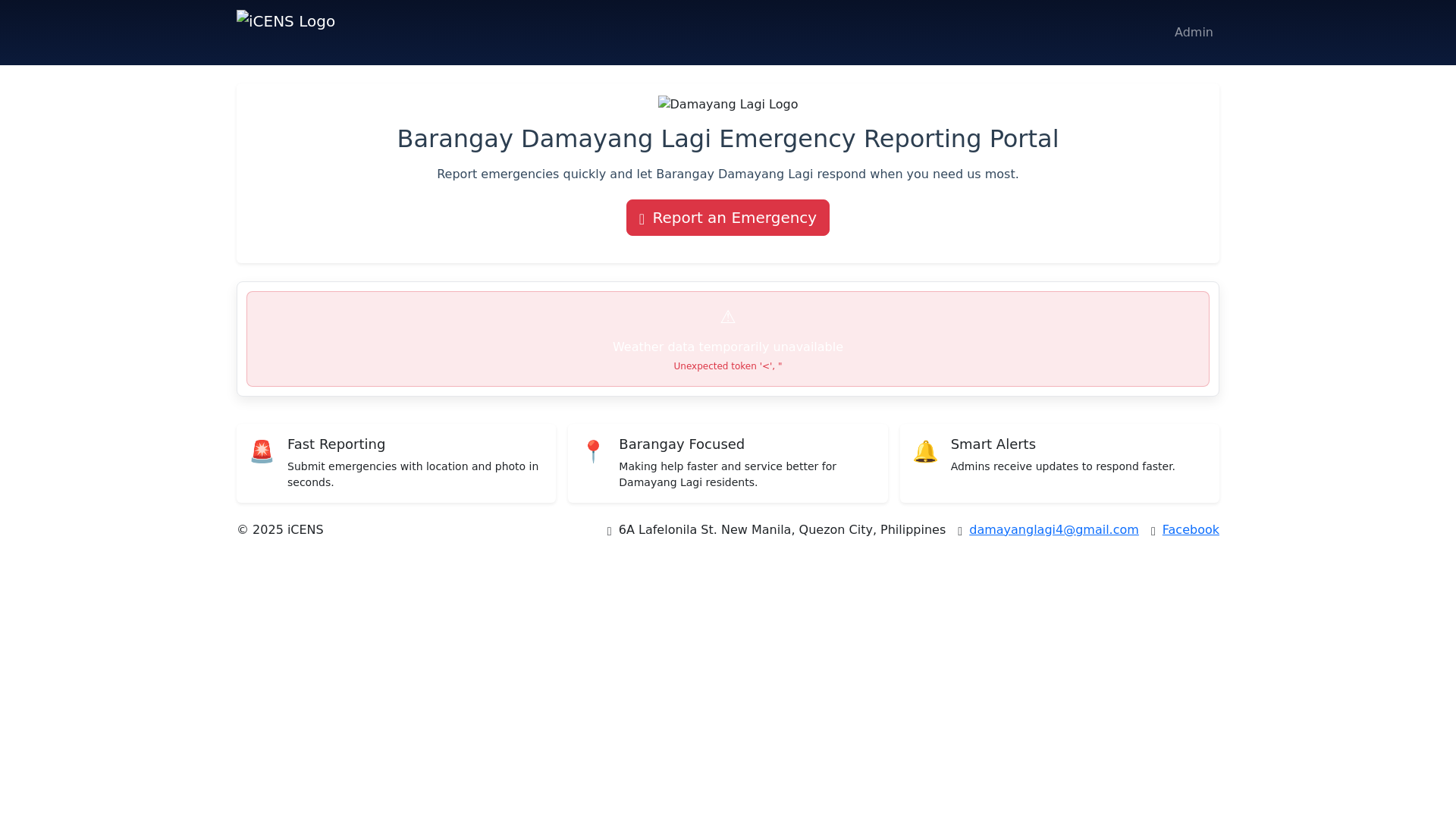 website screenshot of https://ice-ns.org/