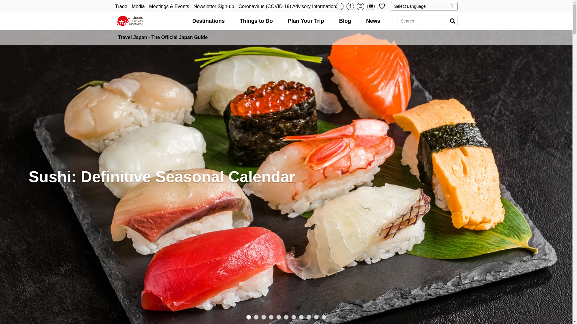 website screenshot of https://www.japan.travel/en/us/