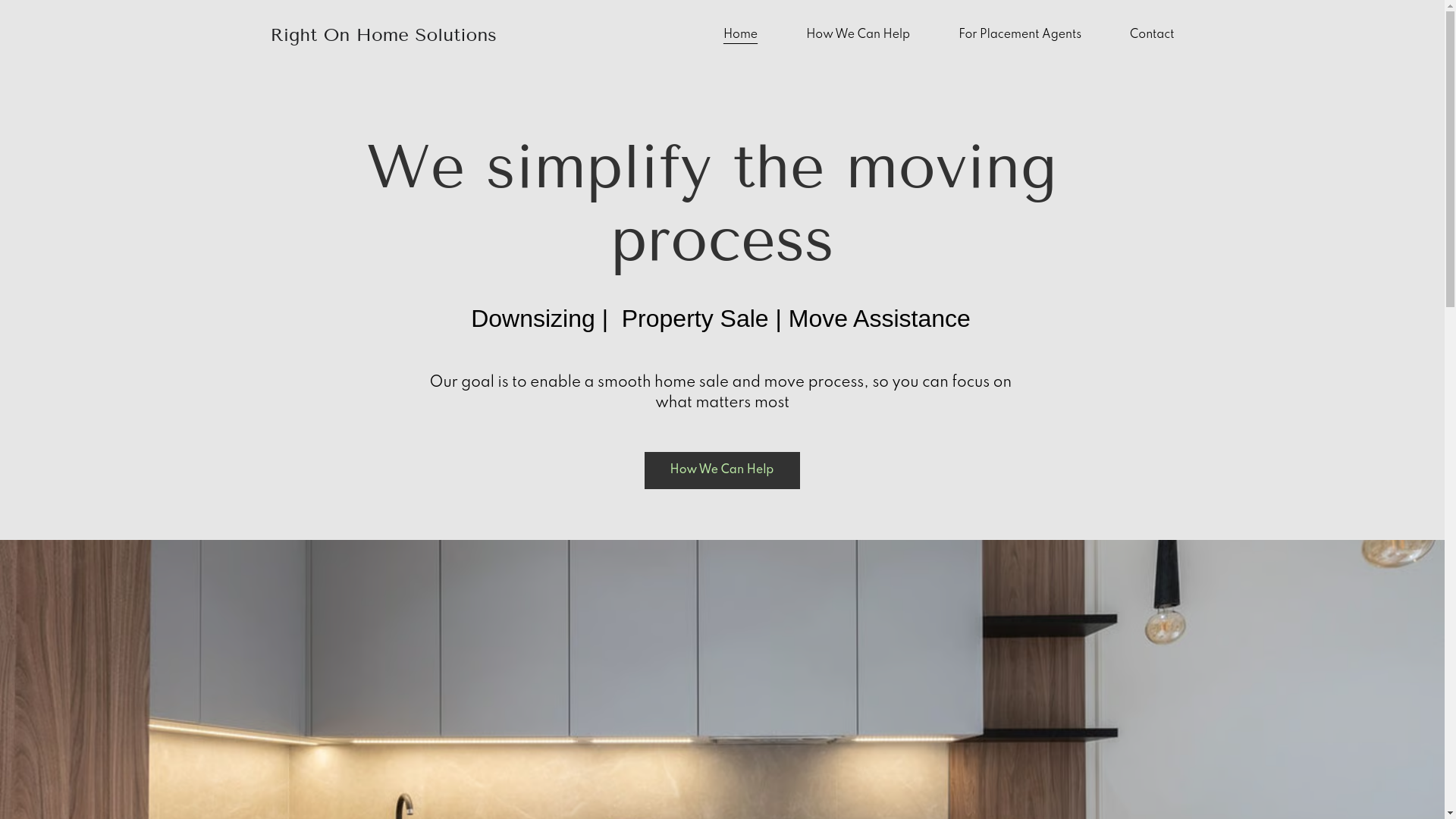 website screenshot of https://rightonhomesolutions.com/