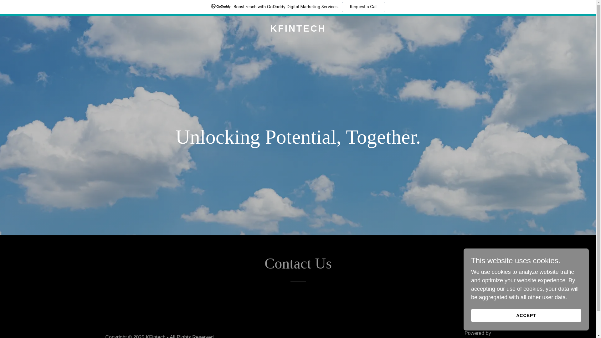 website screenshot of https://kfintech.ai/
