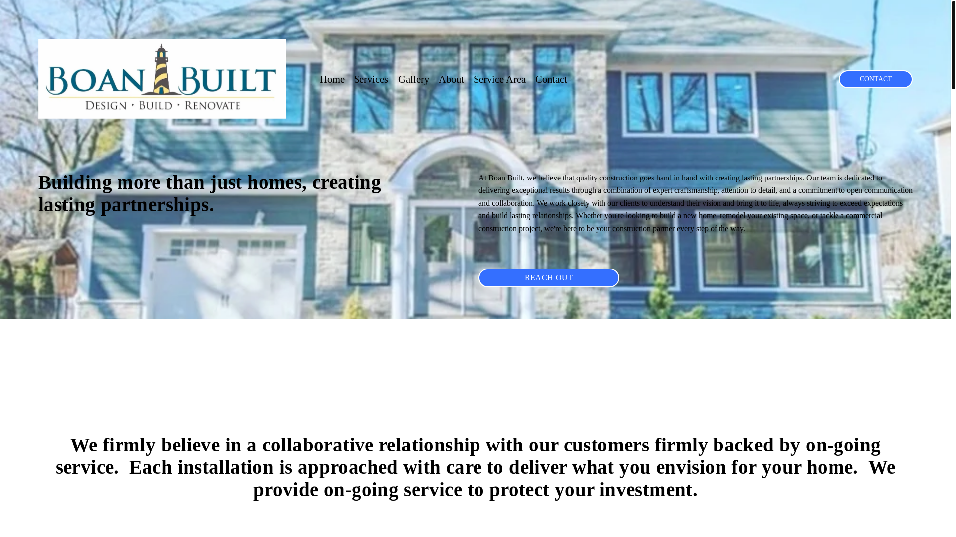 website screenshot of https://boanbuiltco.com/