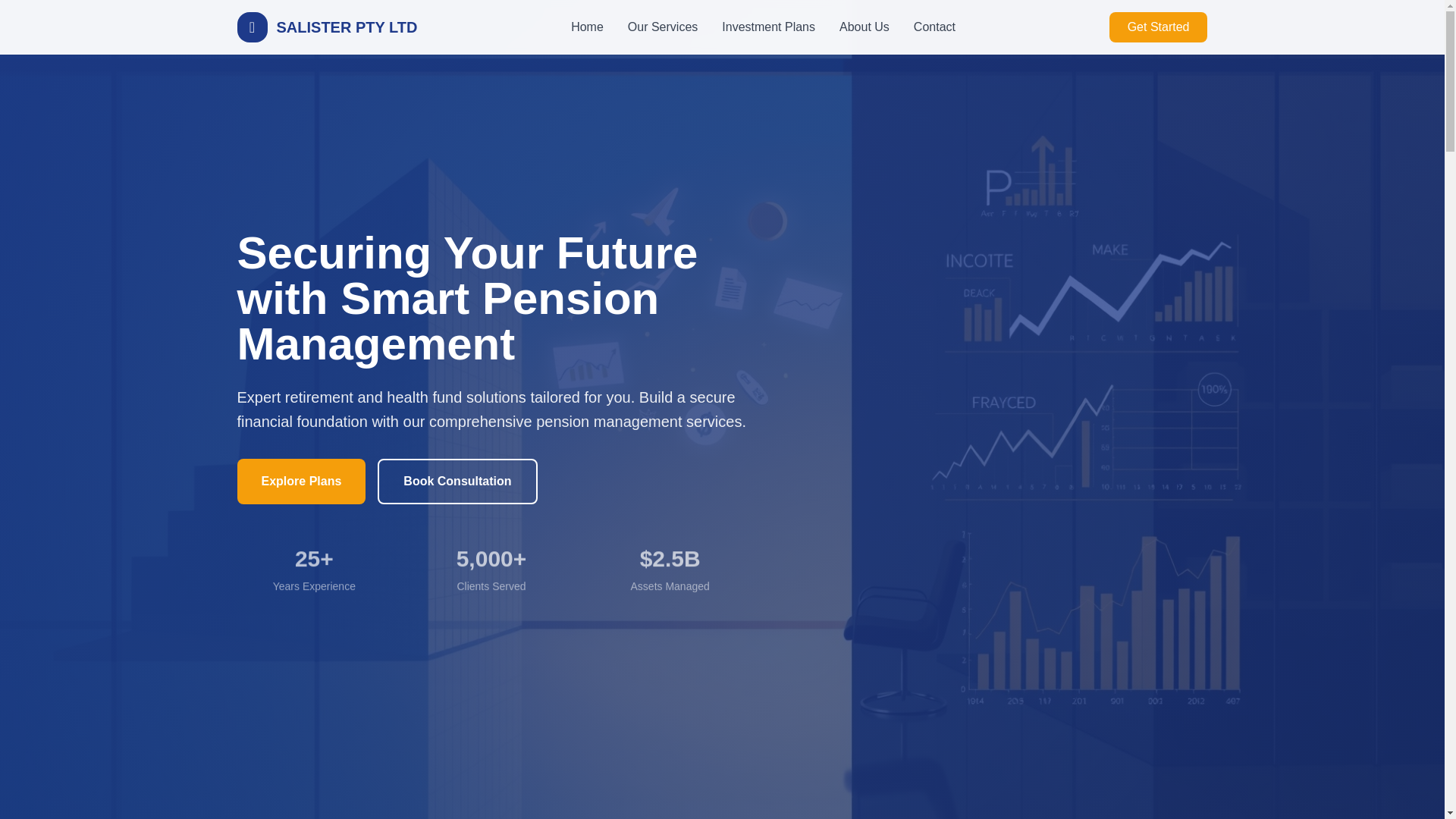 website screenshot of https://salister-pty.pro/