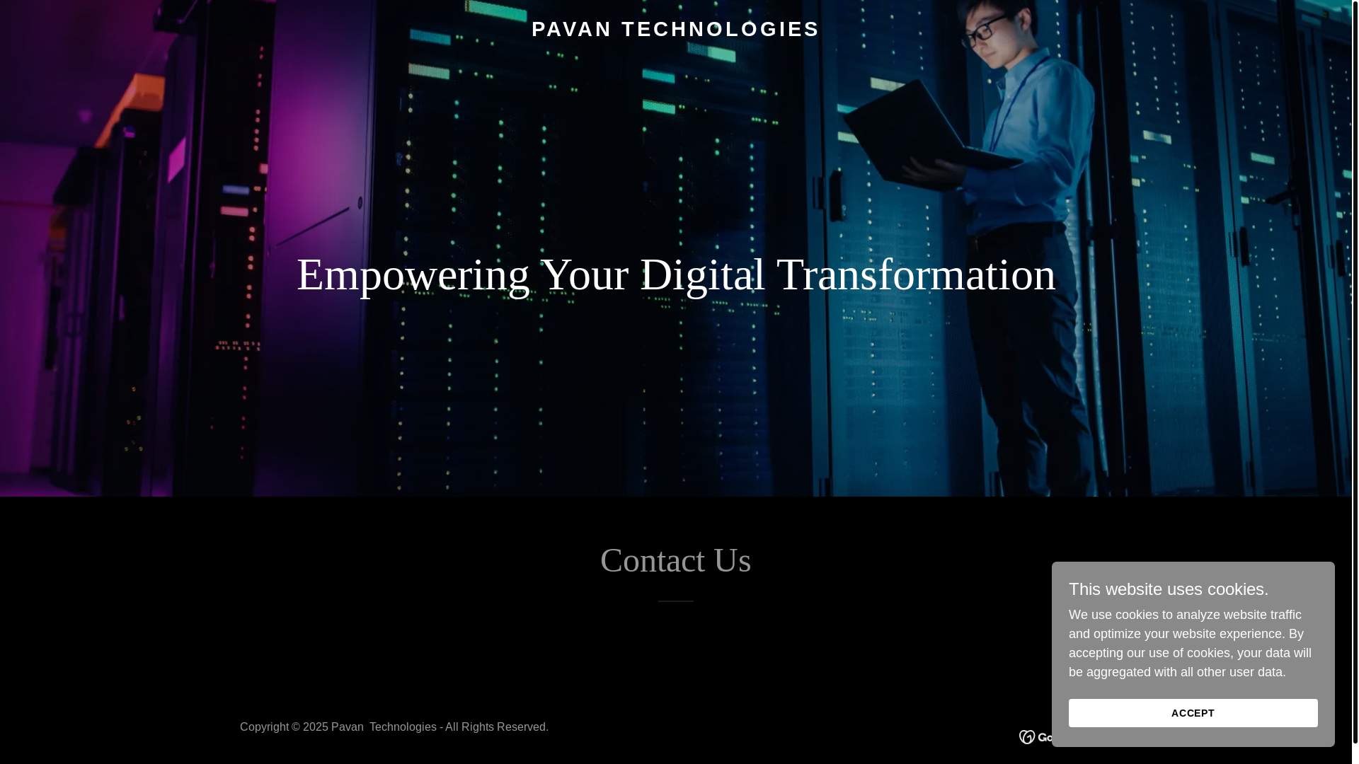 website screenshot of https://pavandevopstechnology.shop/