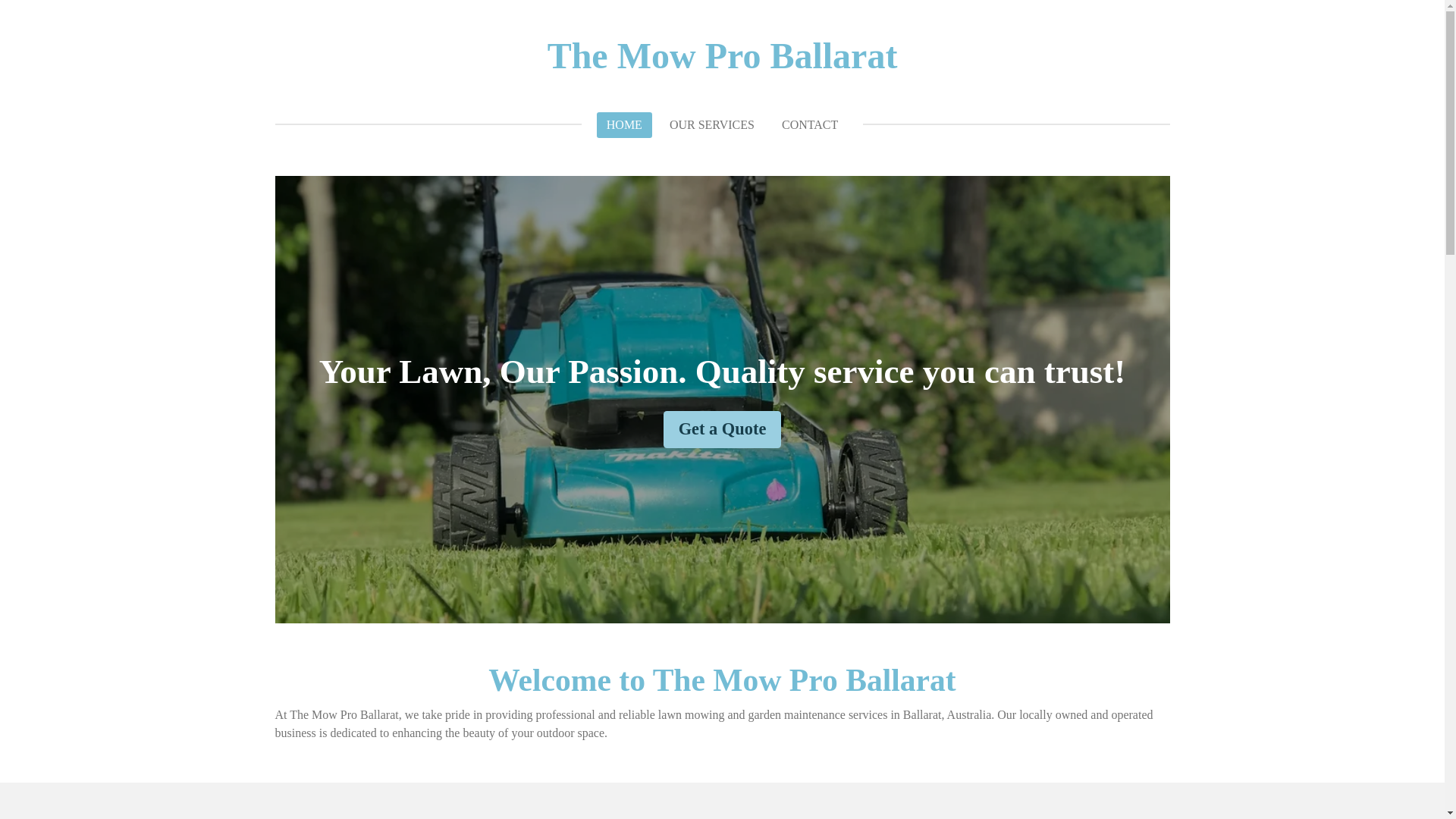 website screenshot of https://themowproballarat.com/
