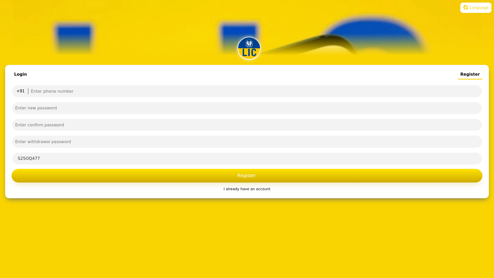 website screenshot of https://liwaucvxoenn2026.com/home/register?invite=S25OQ477