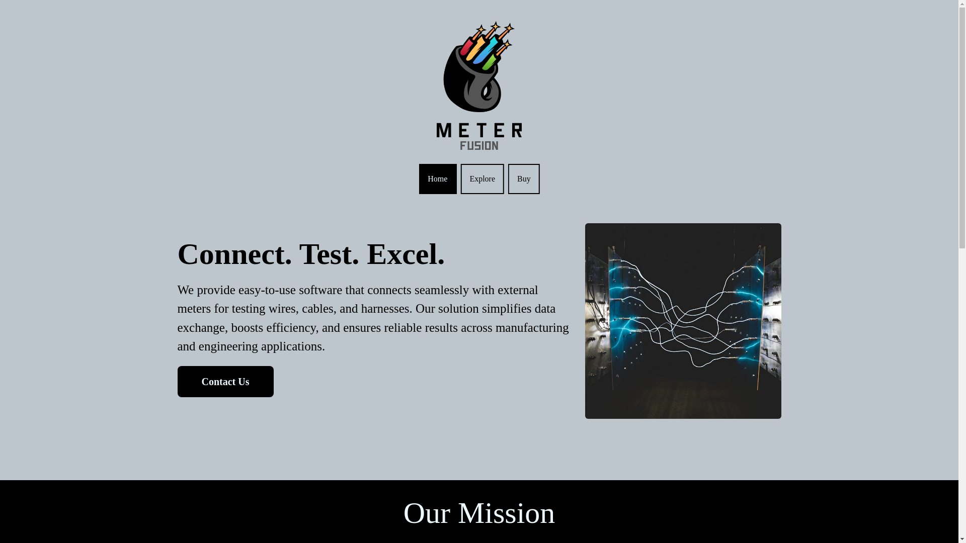 website screenshot of https://meterfusion.org/