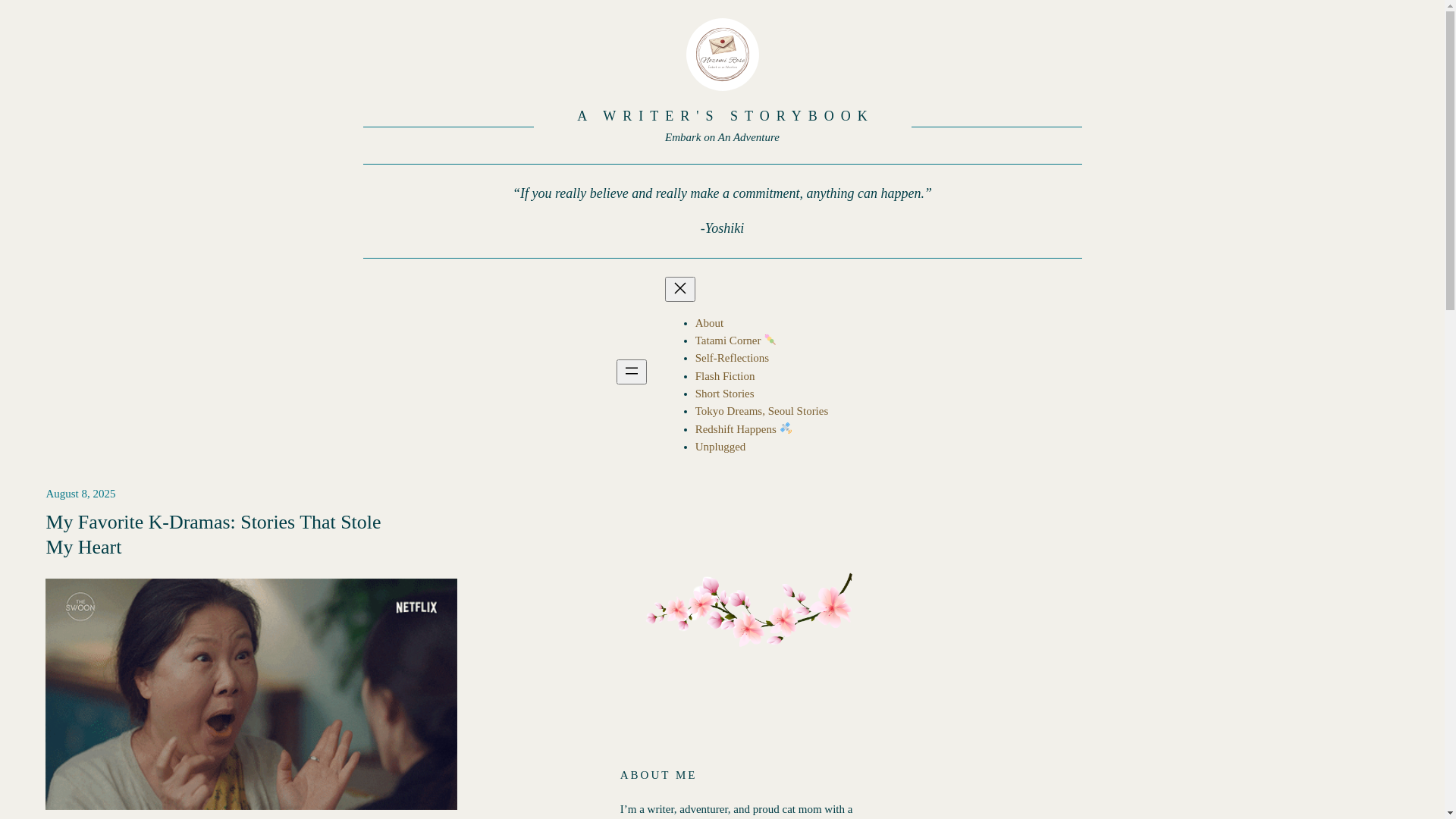 website screenshot of https://awritersstorybook.com/