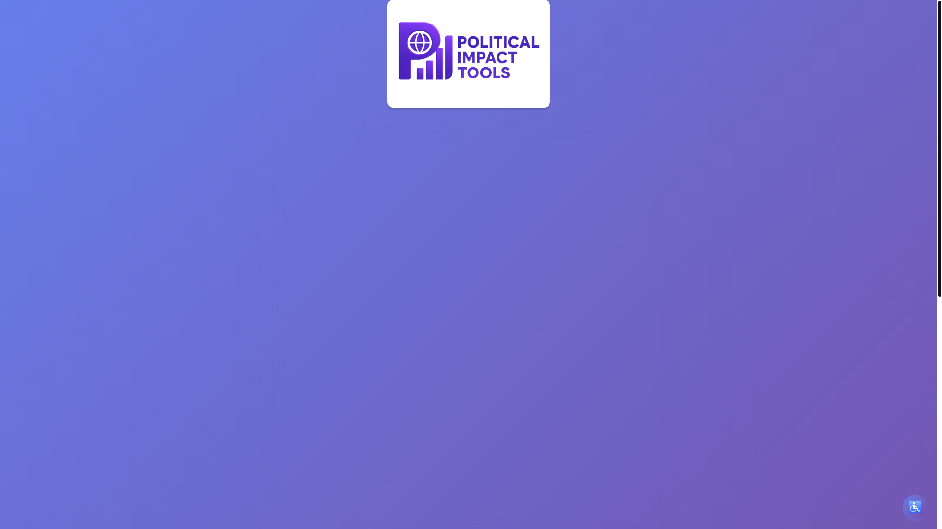 website screenshot of https://politicalimpact.tools/