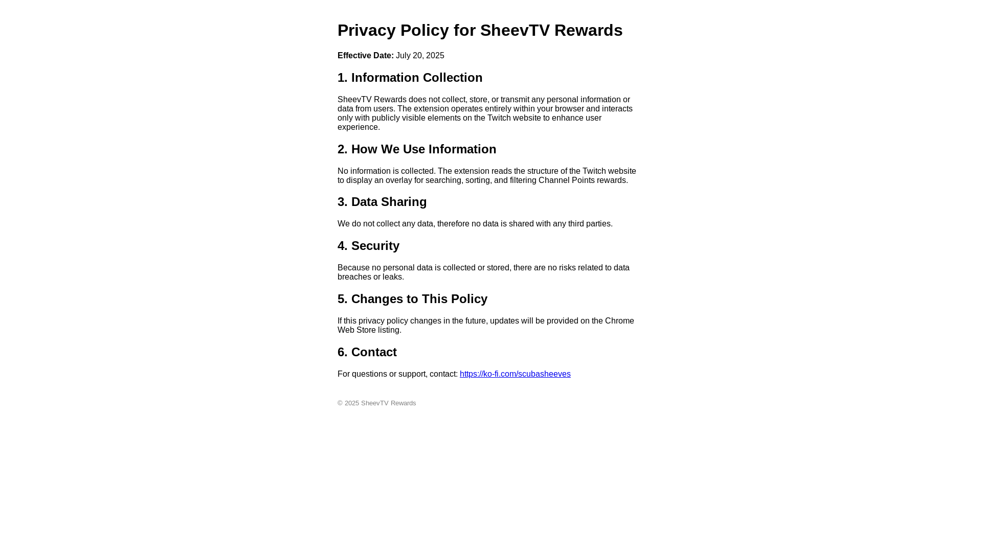 website screenshot of https://sheevtvprivacy.pages.dev/