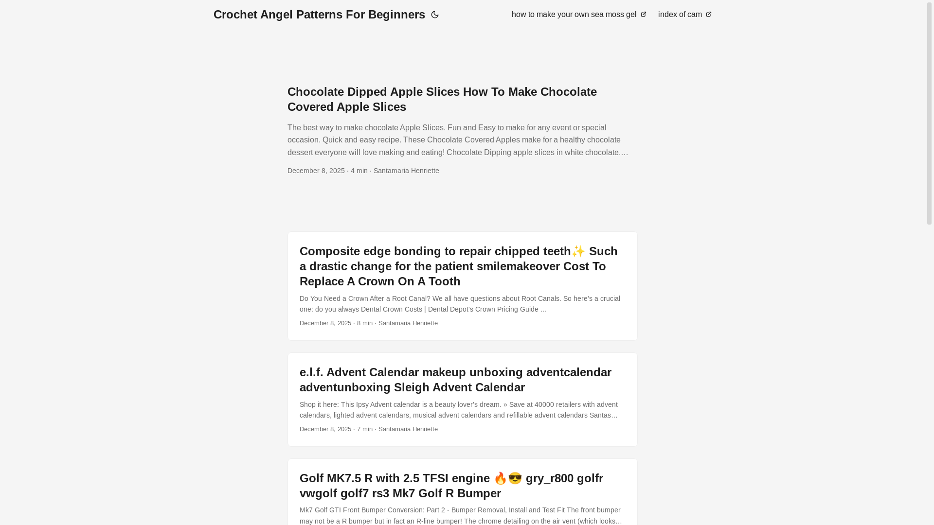website screenshot of https://crochetangelpatternsforbeginners2.pages.dev/