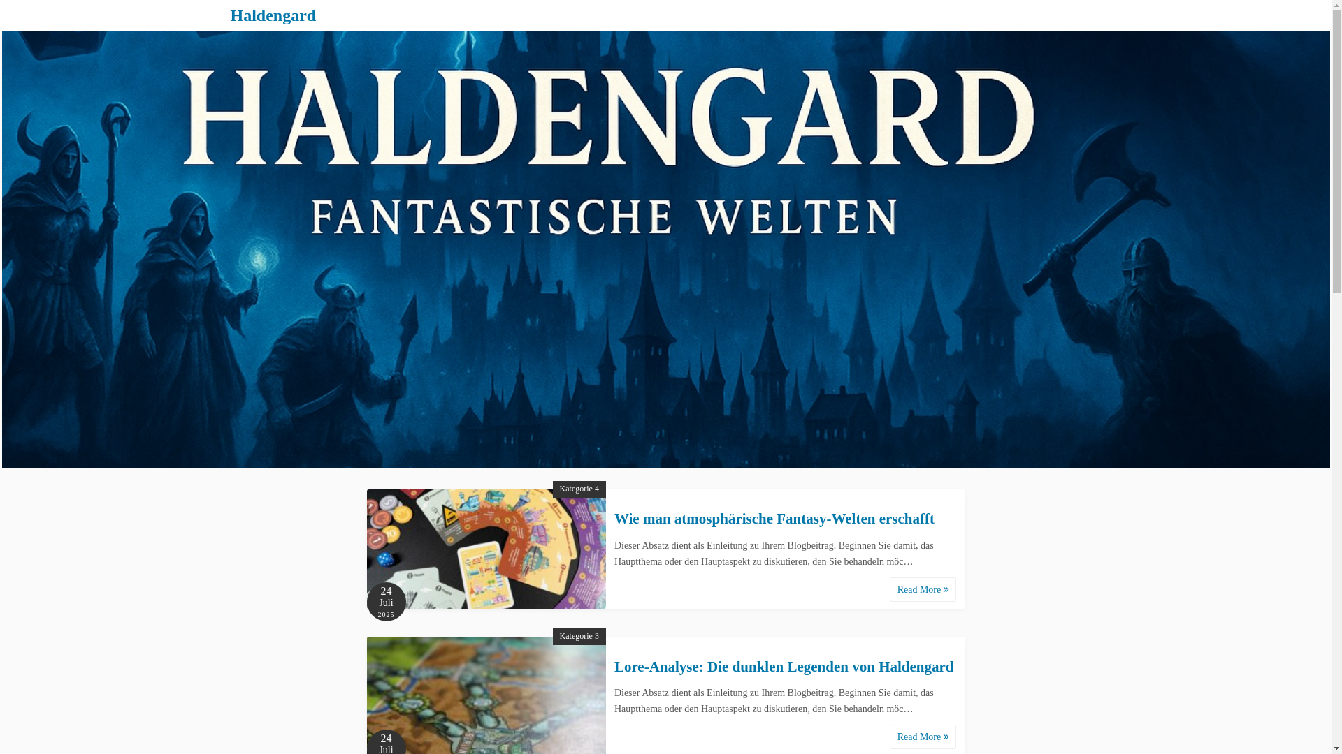website screenshot of https://haldengard.com/