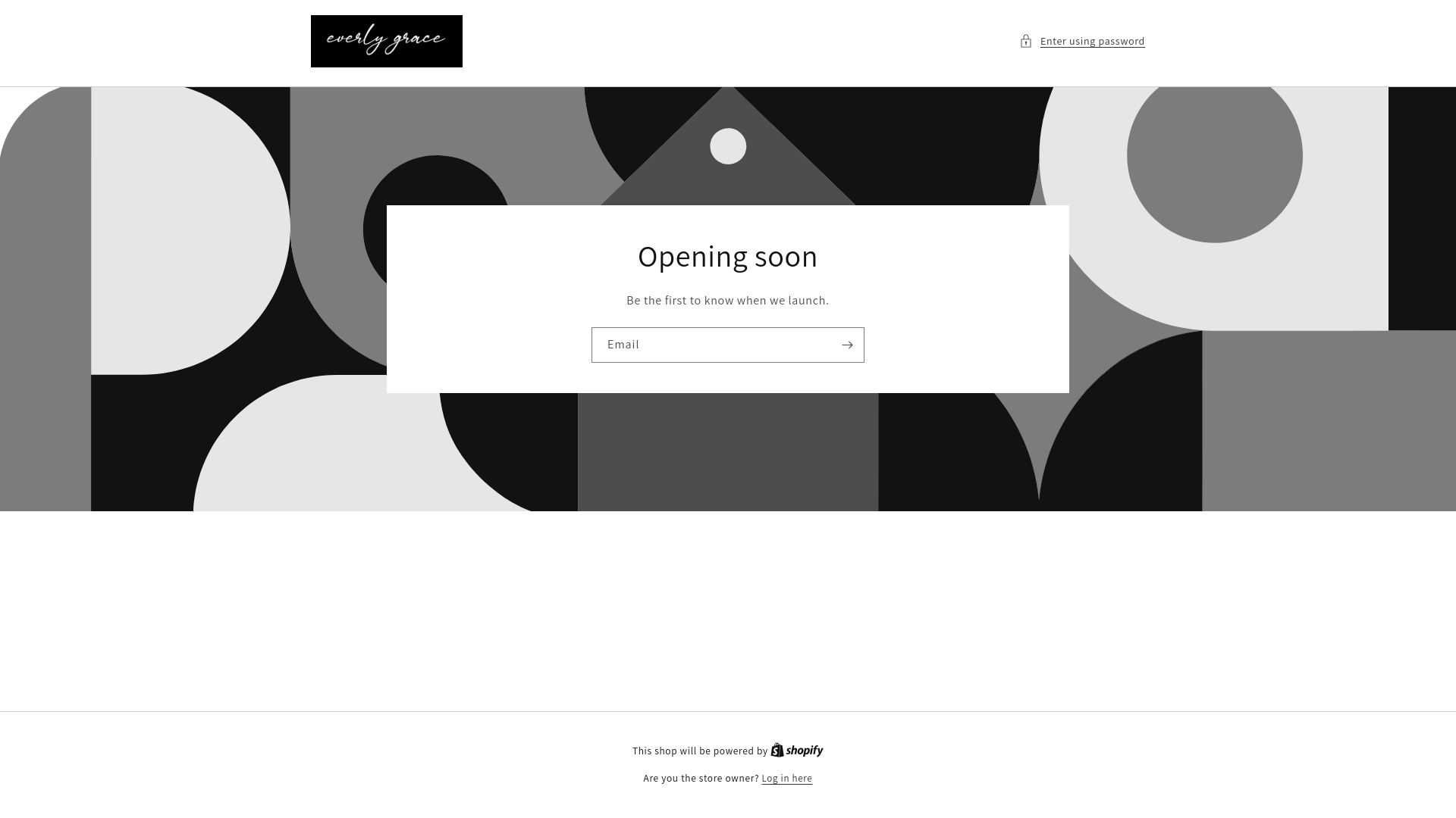 website screenshot of https://everlygrace.com.au/