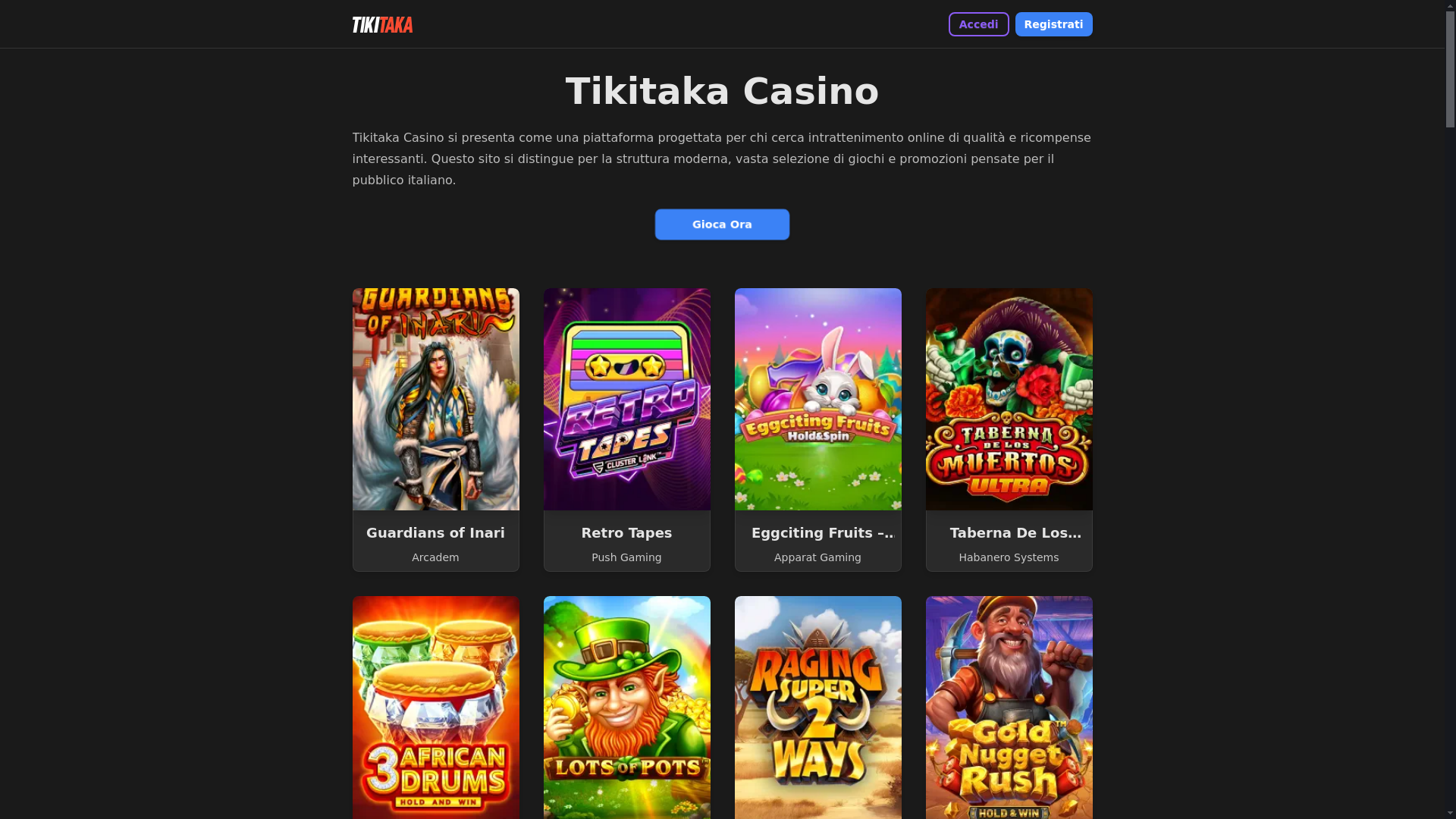 website screenshot of https://tikitakait-it.pages.dev/