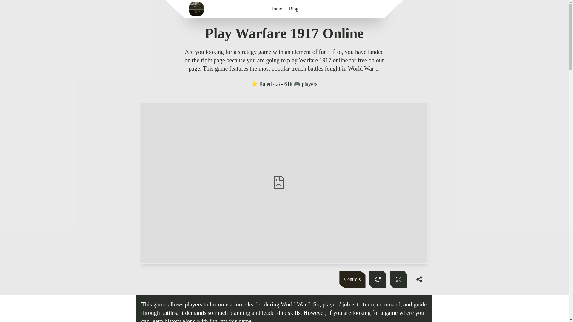 website screenshot of https://warfare-1917.pages.dev/