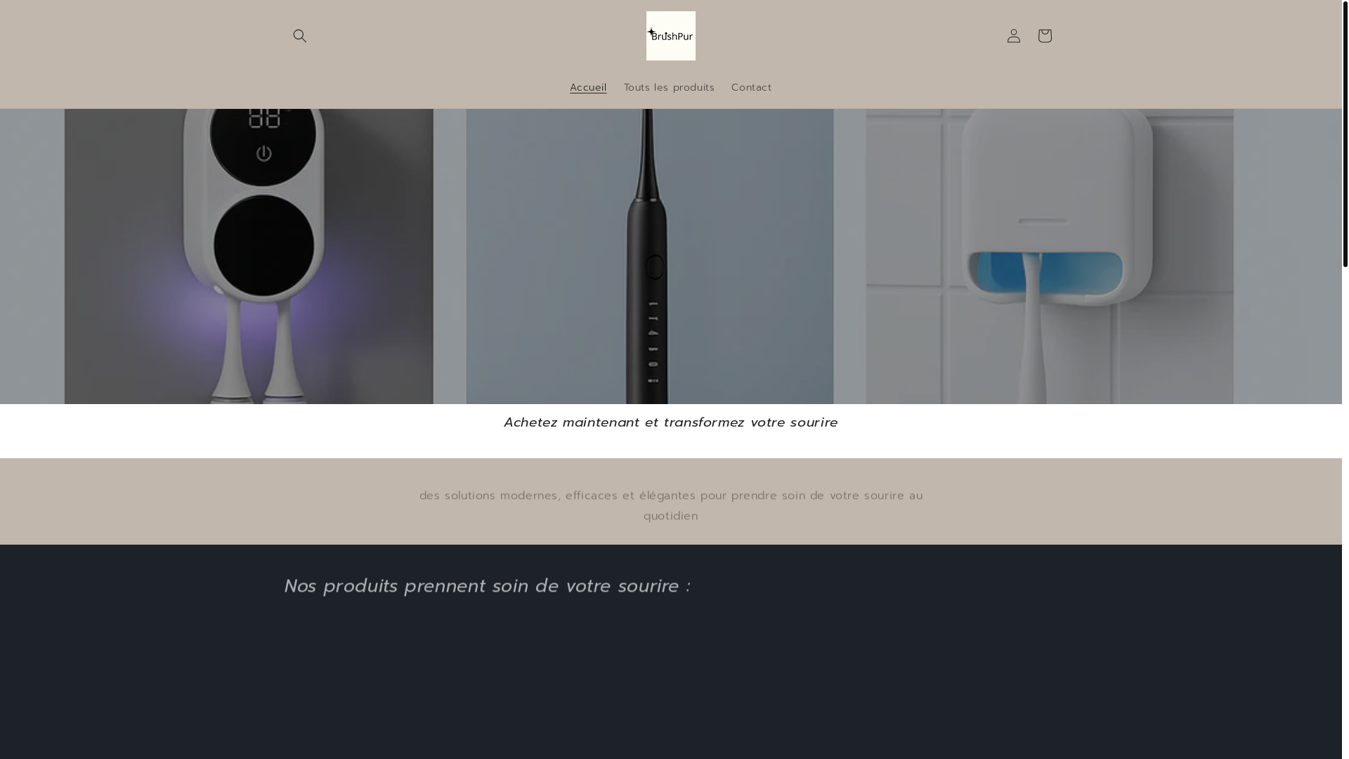 website screenshot of https://brushpur.com/