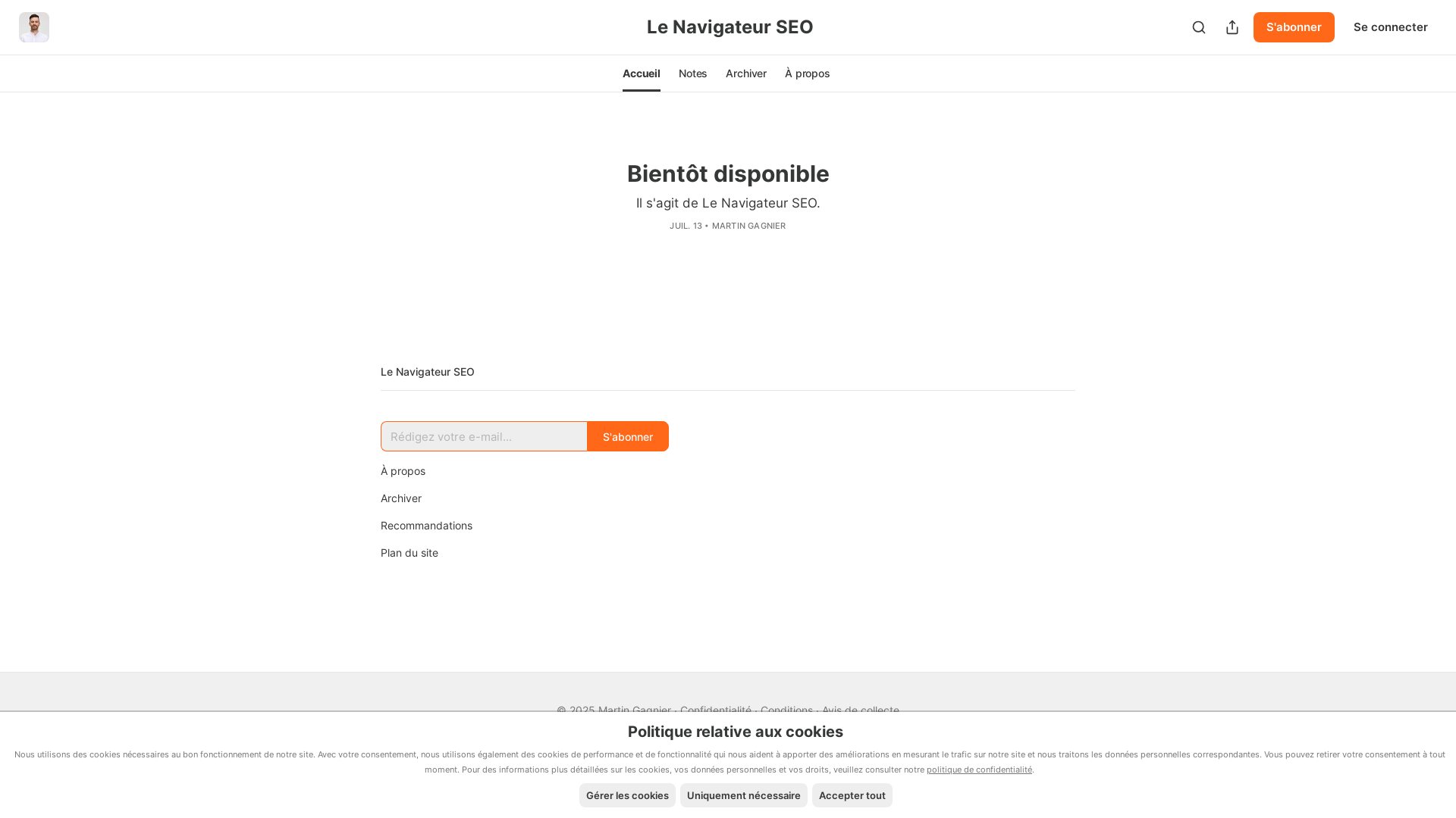website screenshot of https://navigateurseo.com/