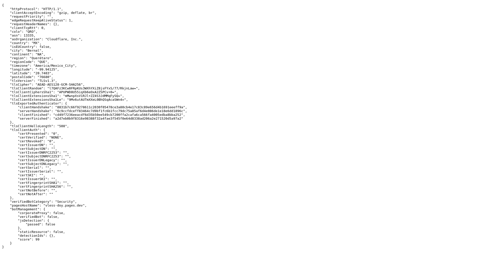 website screenshot of https://vless-doy.pages.dev/