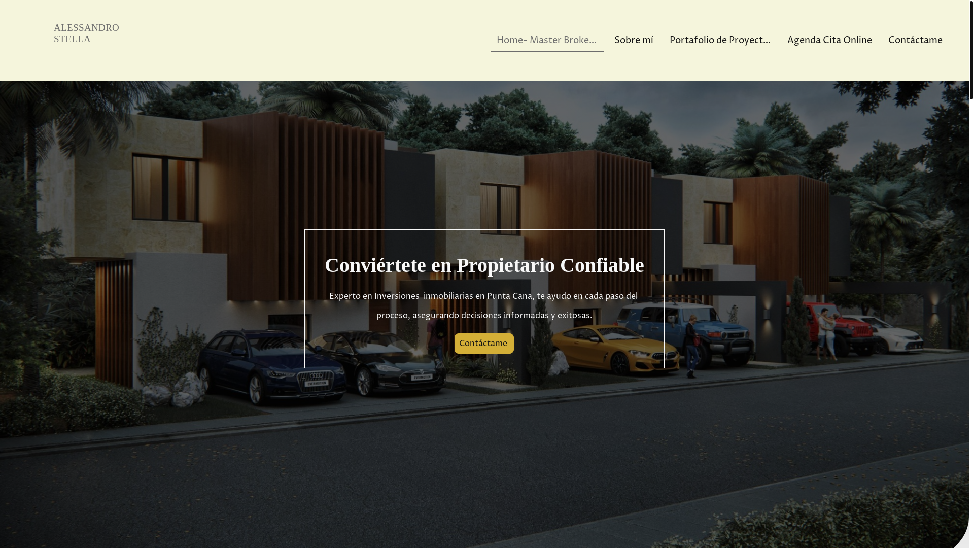 website screenshot of https://puntacanabrokerage.com/