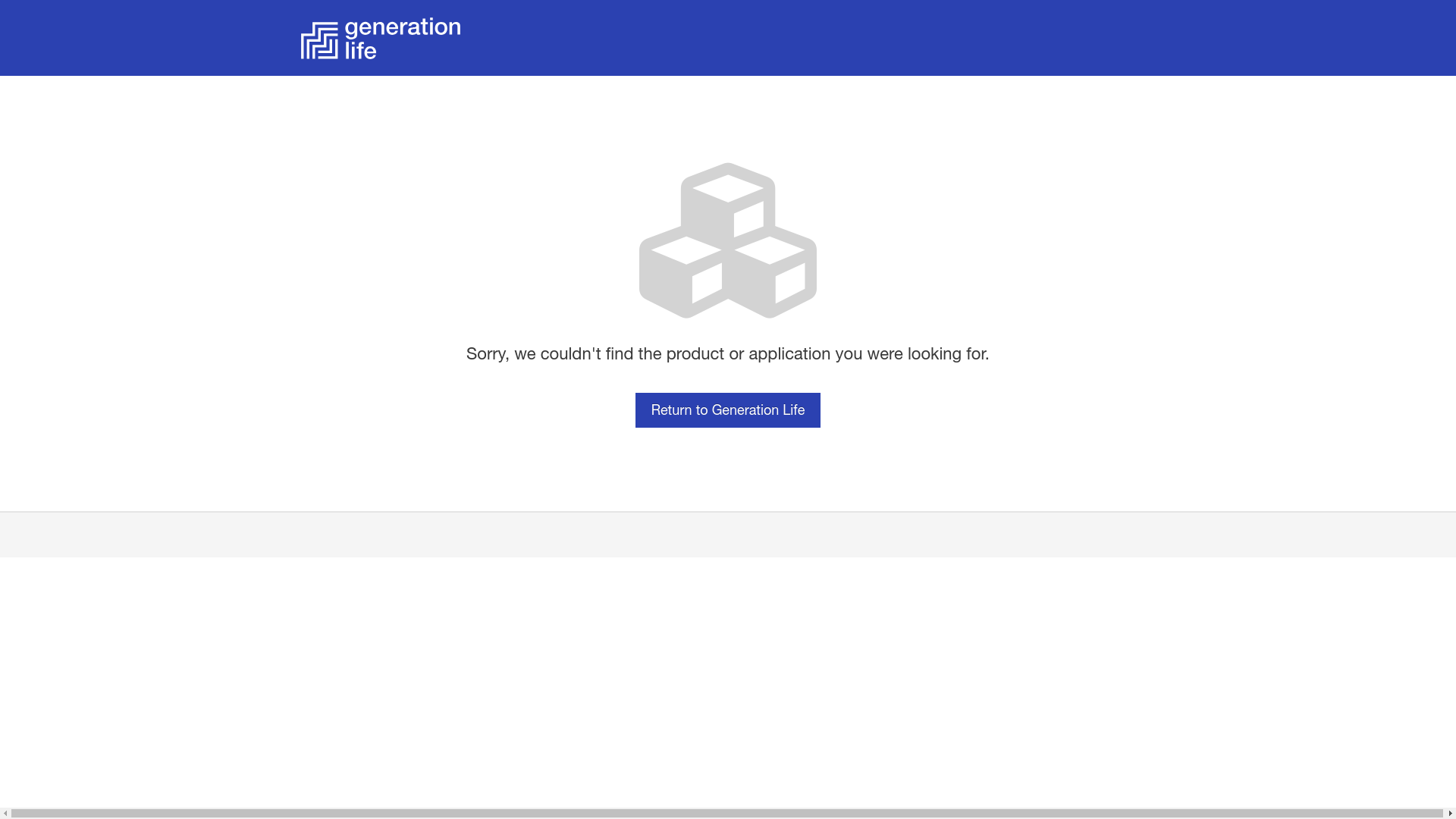 website screenshot of https://genlife.streamlineid.com.au/