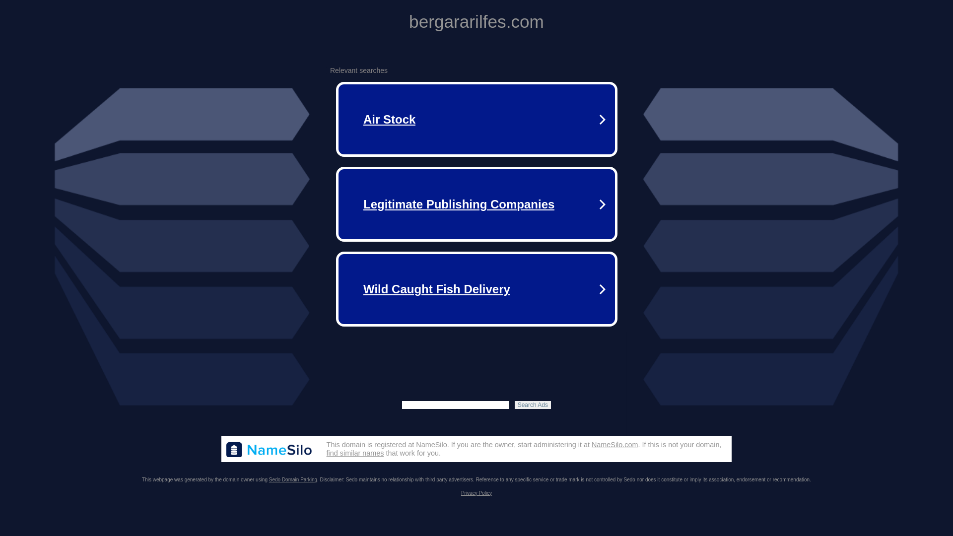 website screenshot of https://bergararilfes.com/