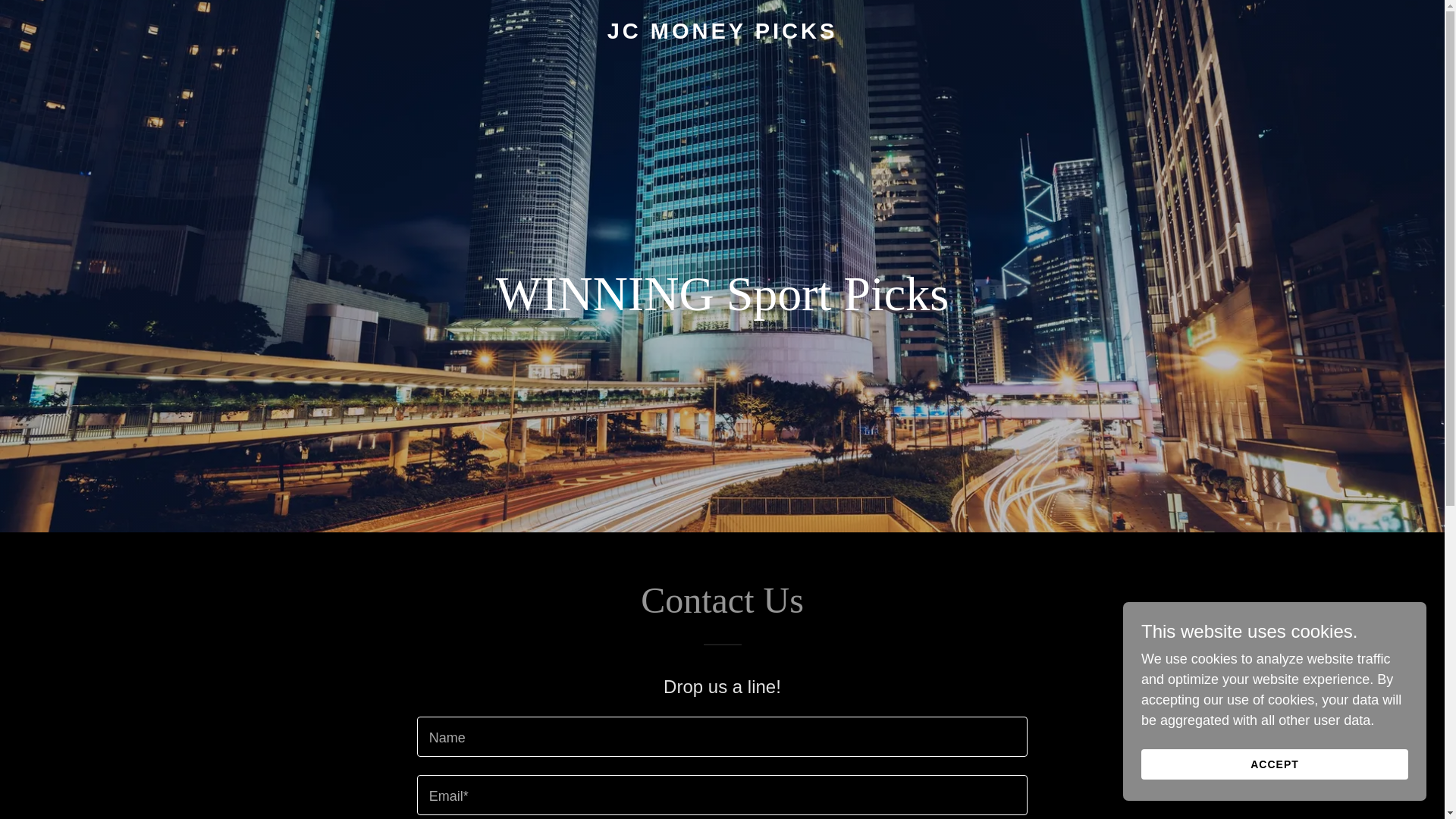 website screenshot of https://jcmoneypicks.com/