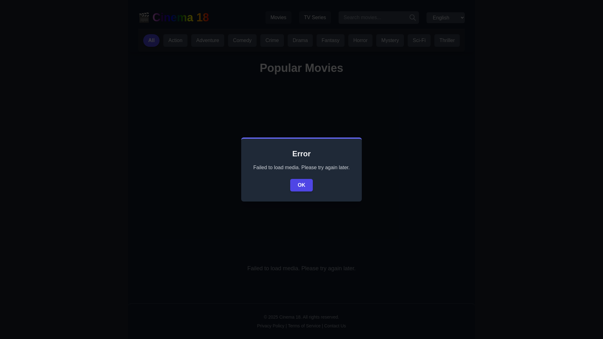 website screenshot of https://cinema18-3fo.pages.dev/