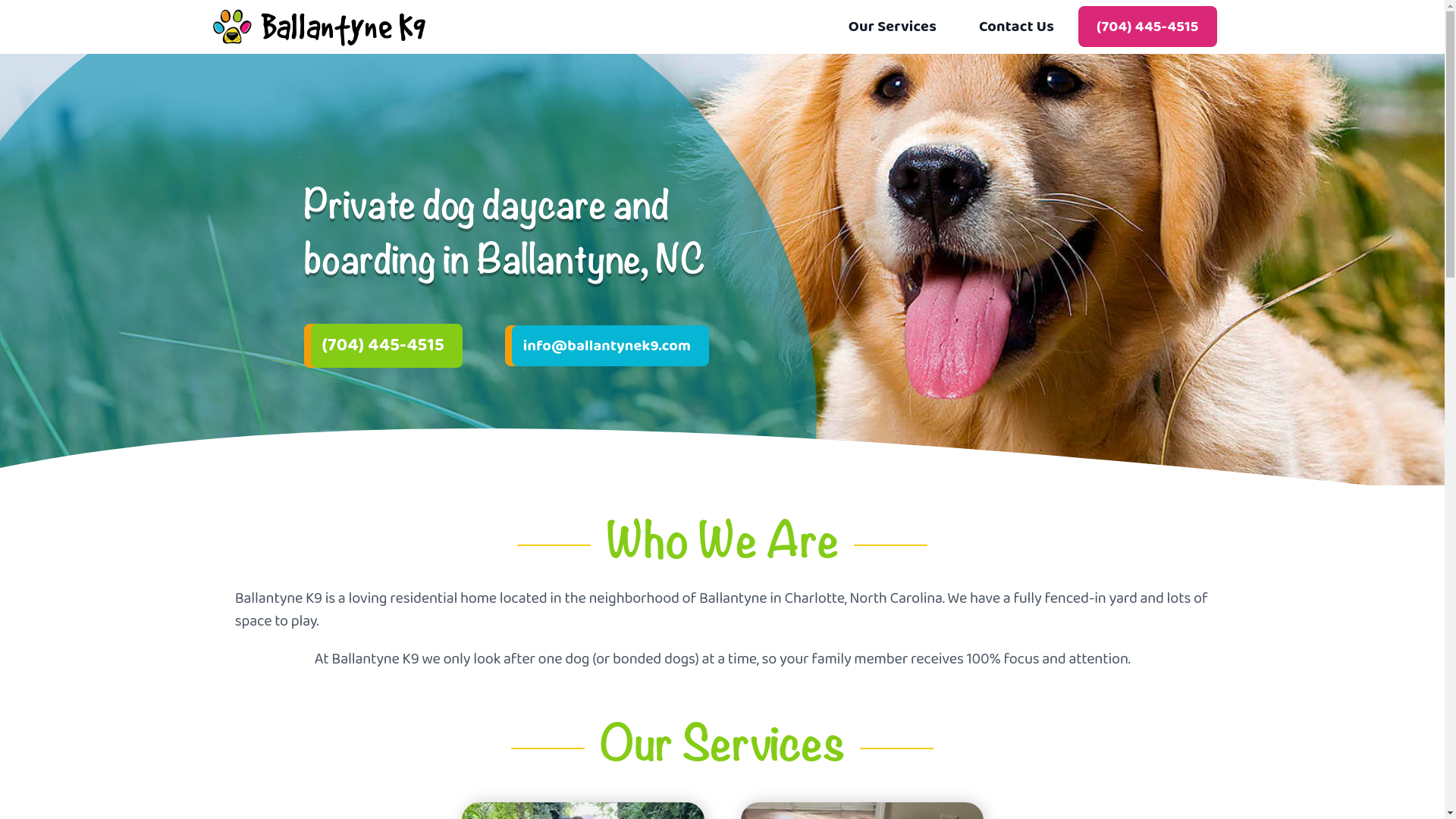 website screenshot of https://ballantynek9.pages.dev/
