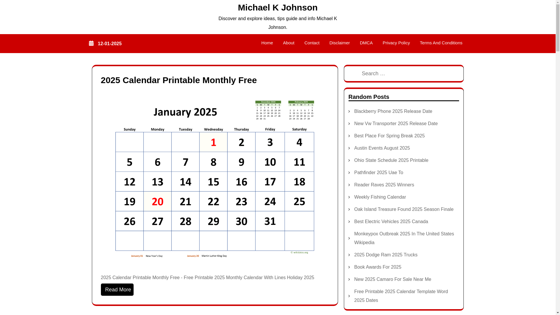 website screenshot of https://michaelkjohnsonm.pages.dev/