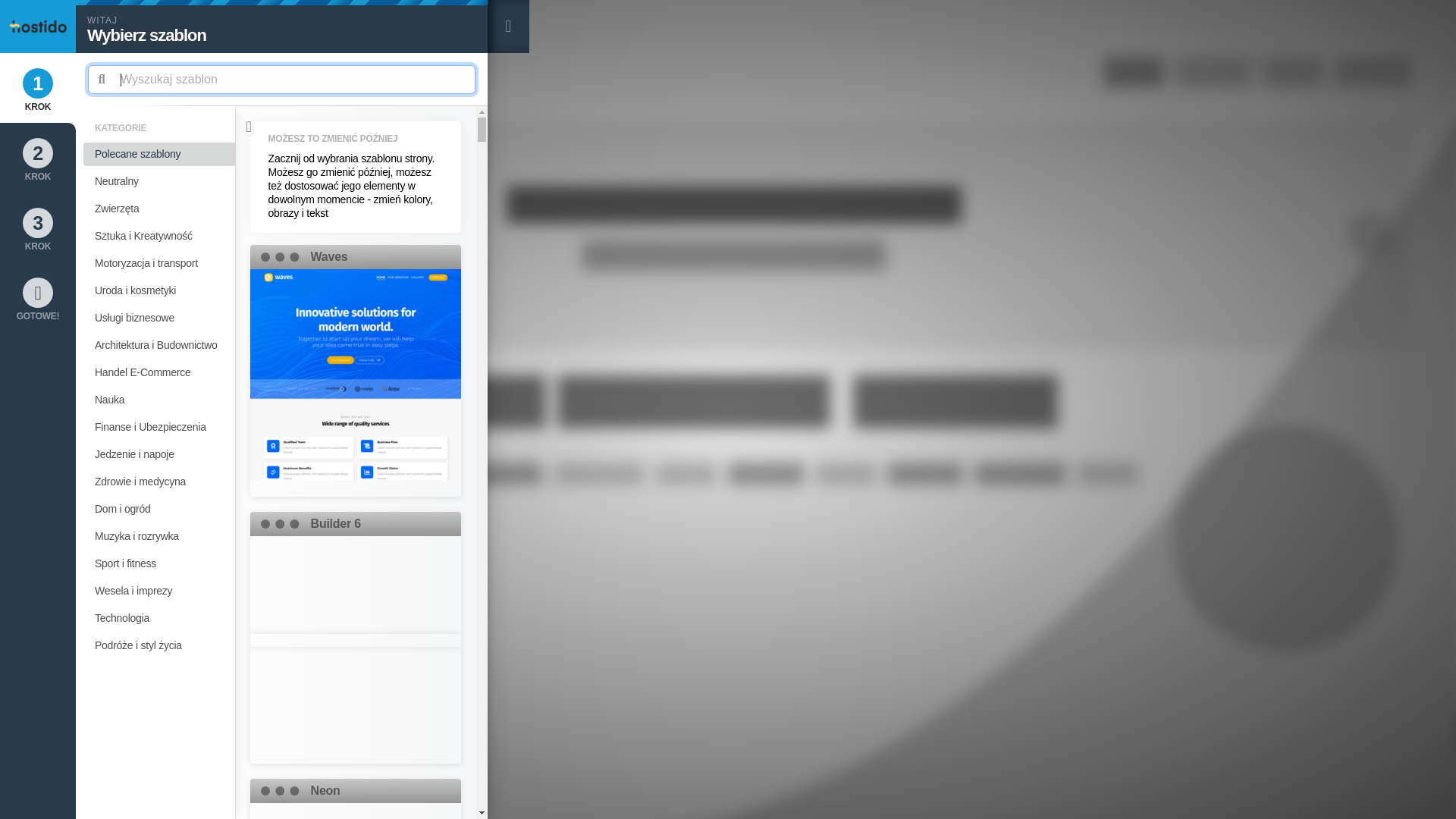 website screenshot of https://oproznianiedomowtychy.pl/