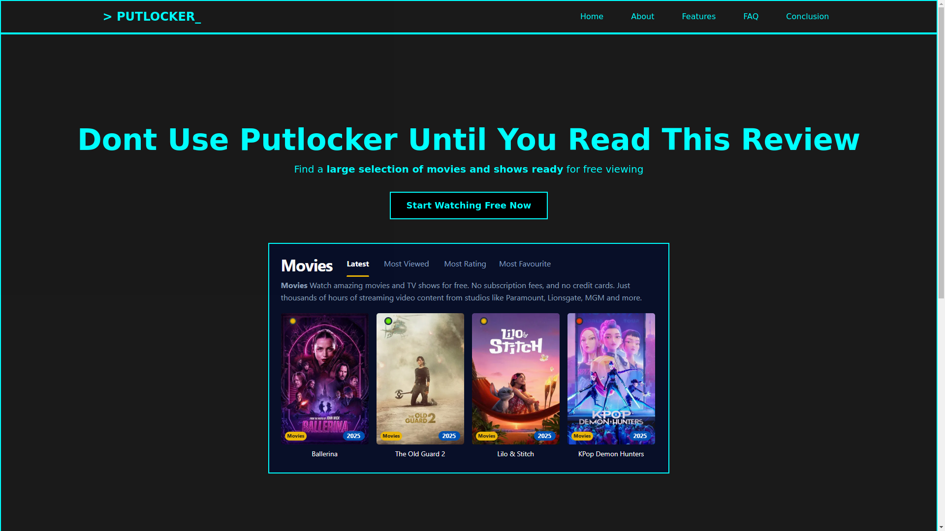 website screenshot of https://putlocker-nagk.pages.dev/