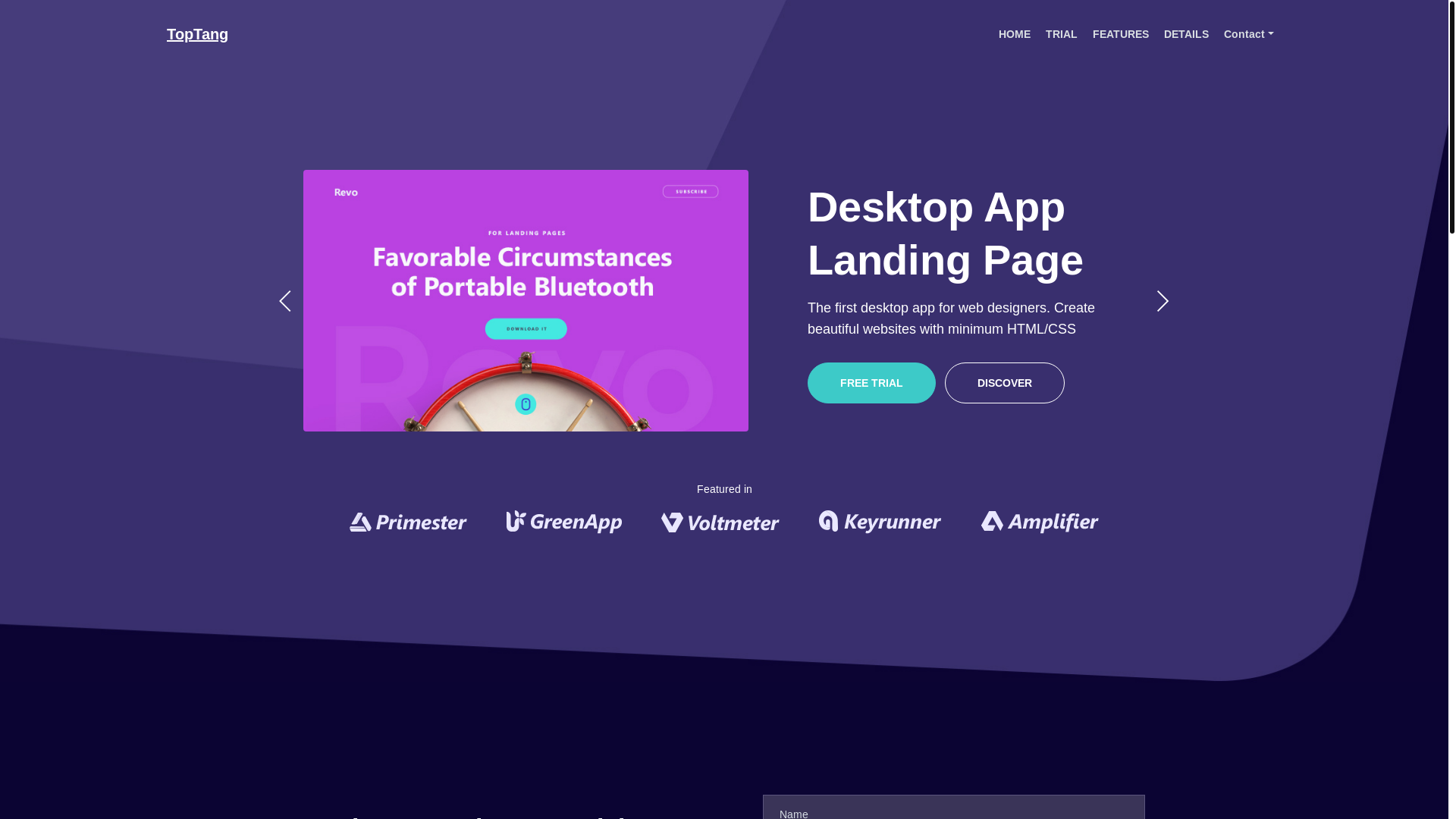 website screenshot of https://toptang-trading.com/