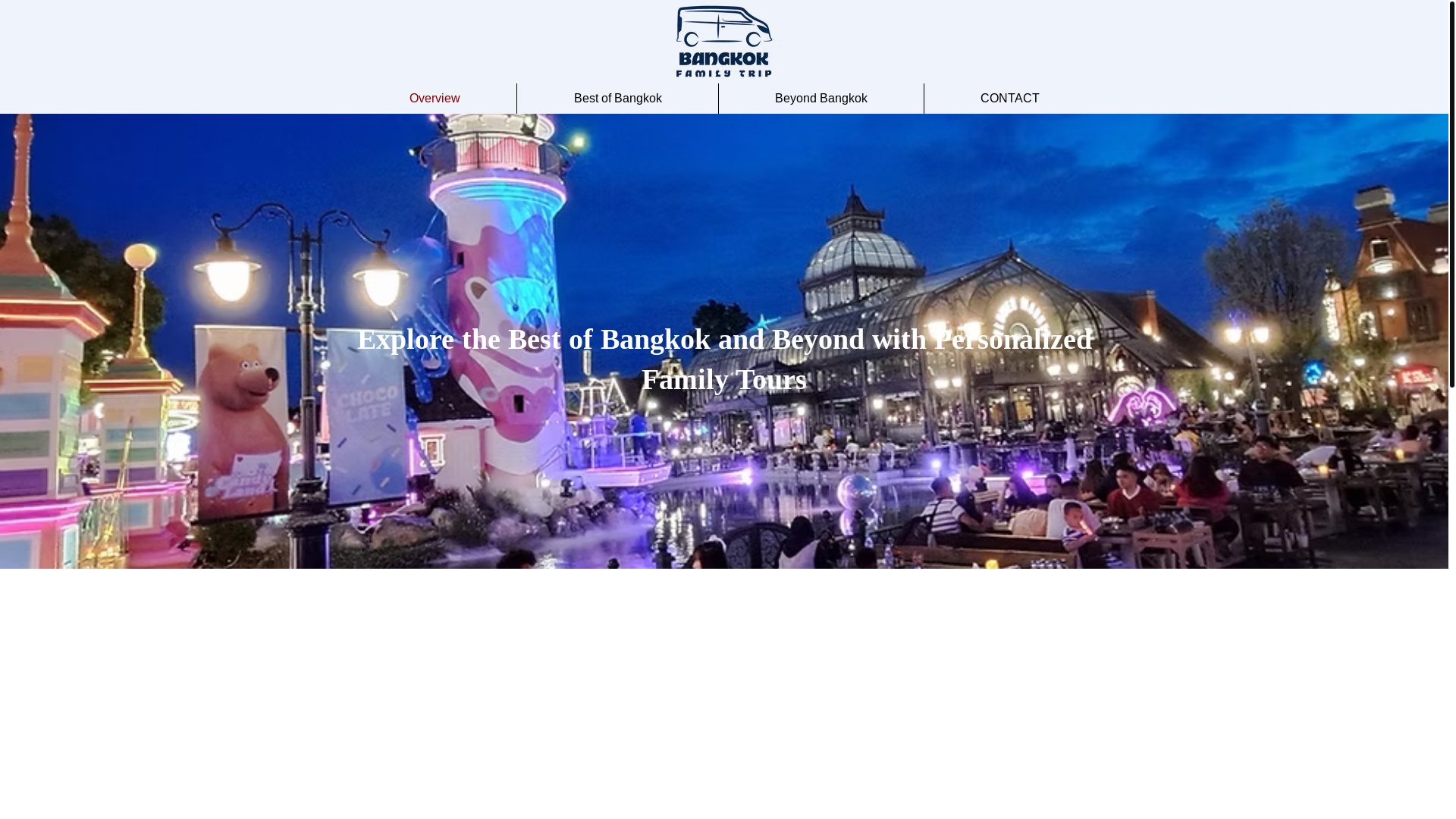 website screenshot of https://bangkokfamilytrip.com/