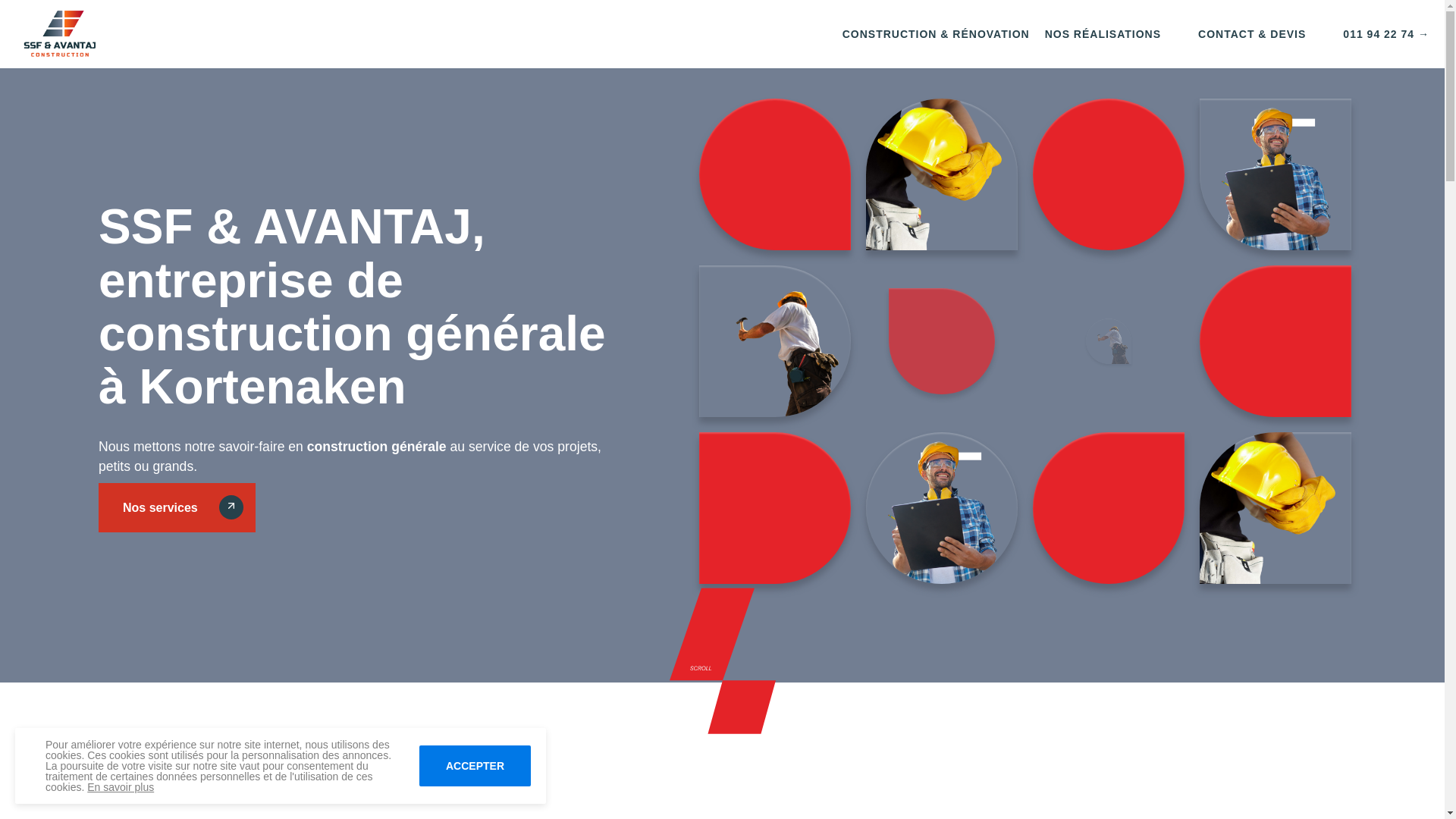 website screenshot of https://ssf-avantaj.be/