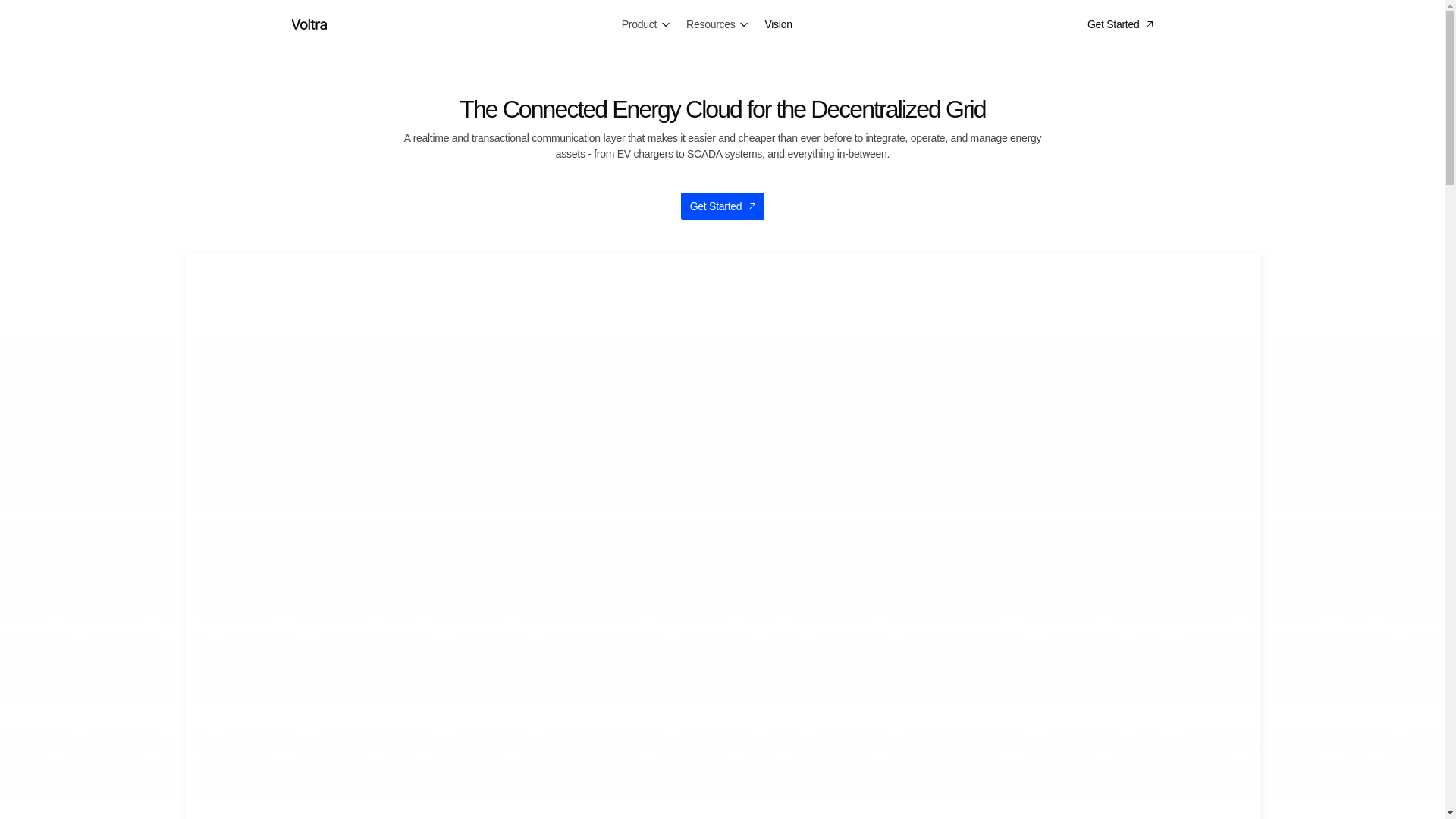 website screenshot of https://voltraapp.com/