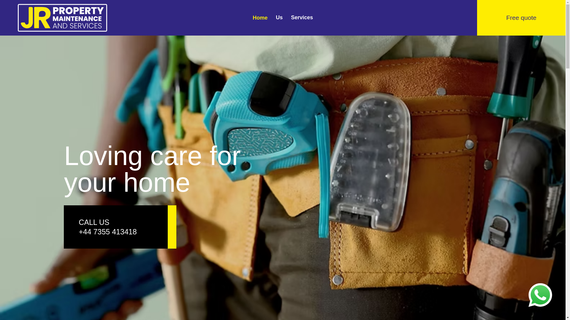 website screenshot of https://jrmaintenanceuk.com/