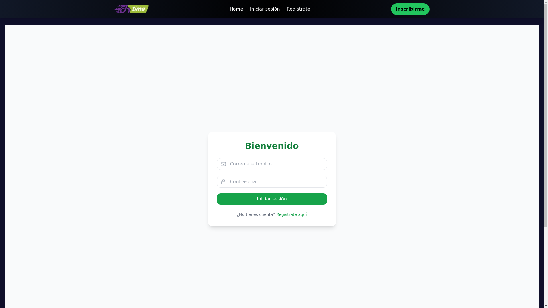 website screenshot of https://dhtimeeventos.com/
