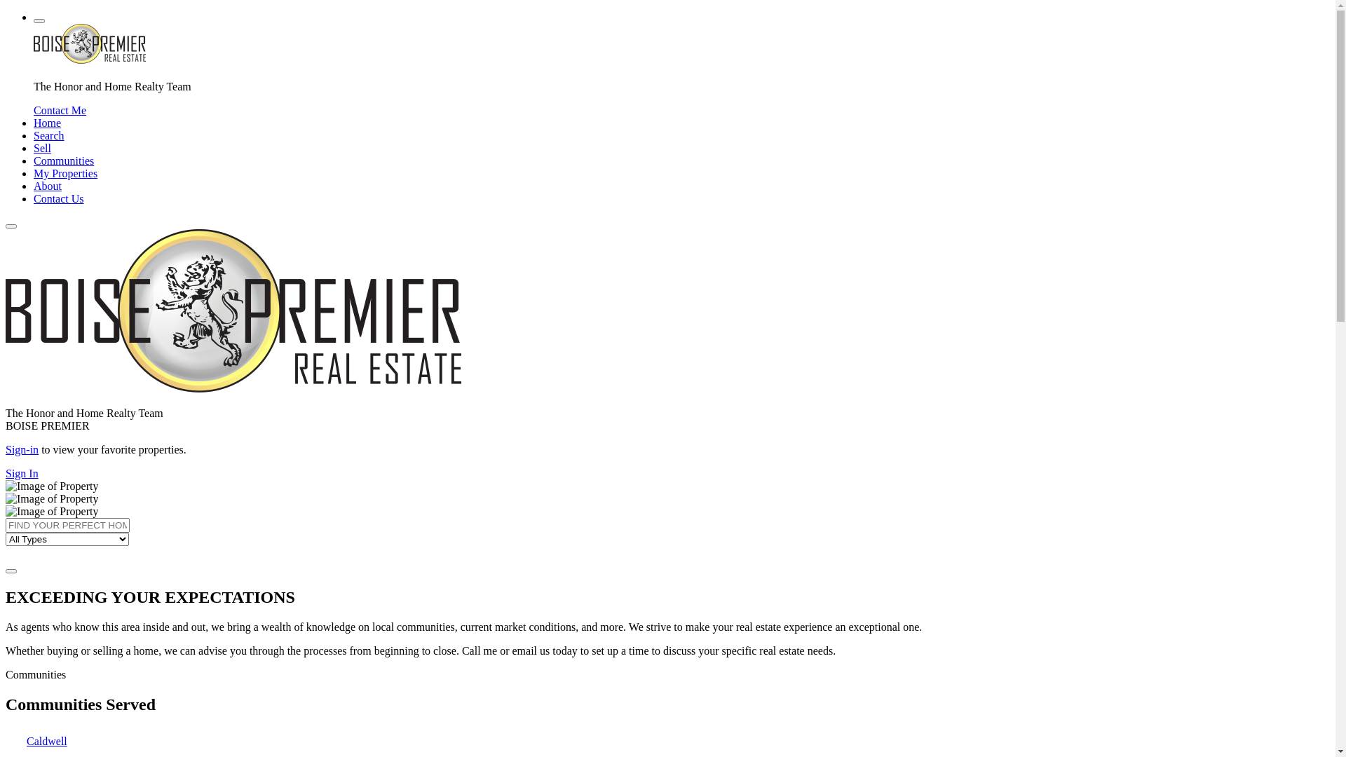 website screenshot of https://honorandhomerealty.com/