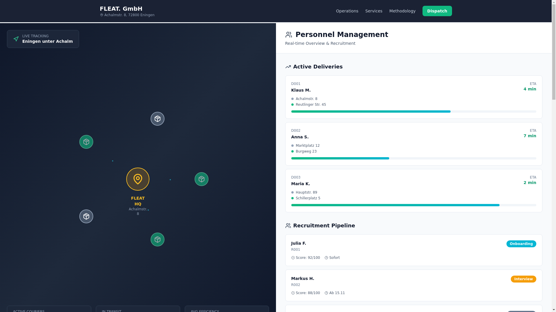 website screenshot of https://fleatg.com/