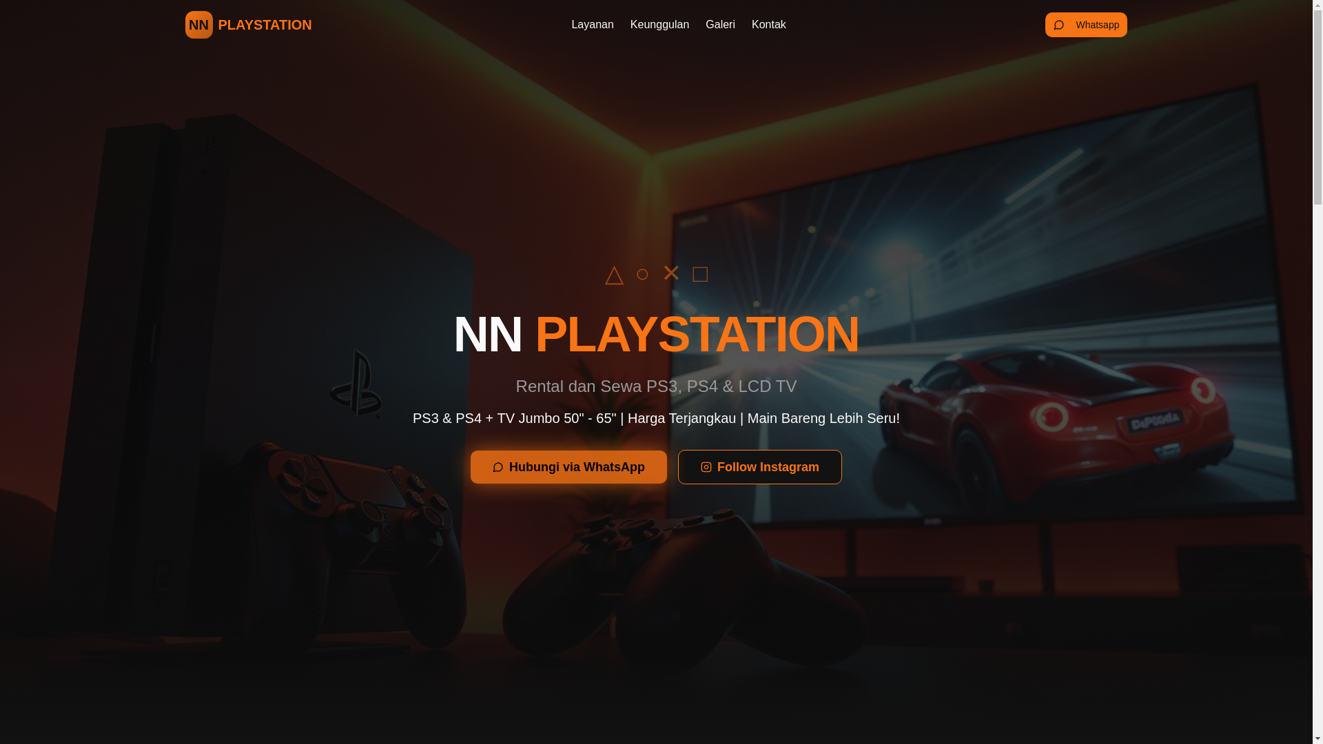 website screenshot of https://nnplaystation.pages.dev/