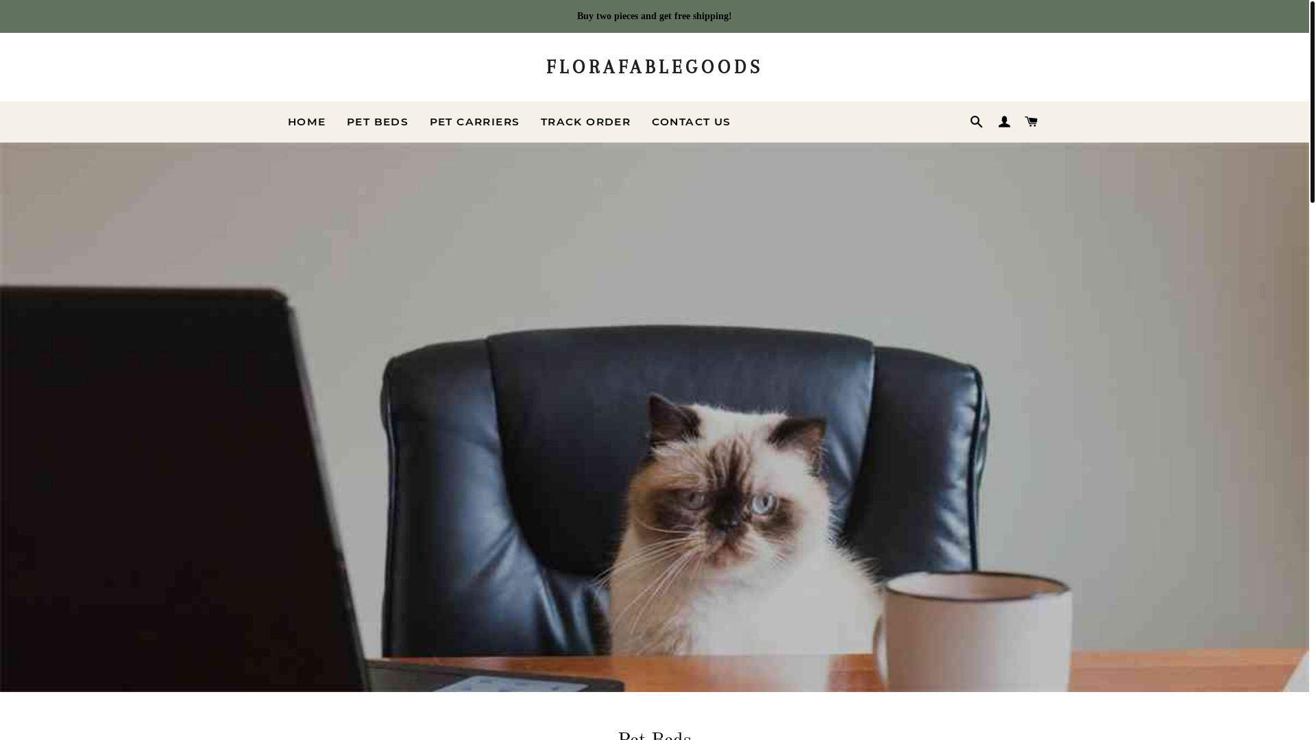 website screenshot of https://florafablegoods.top/