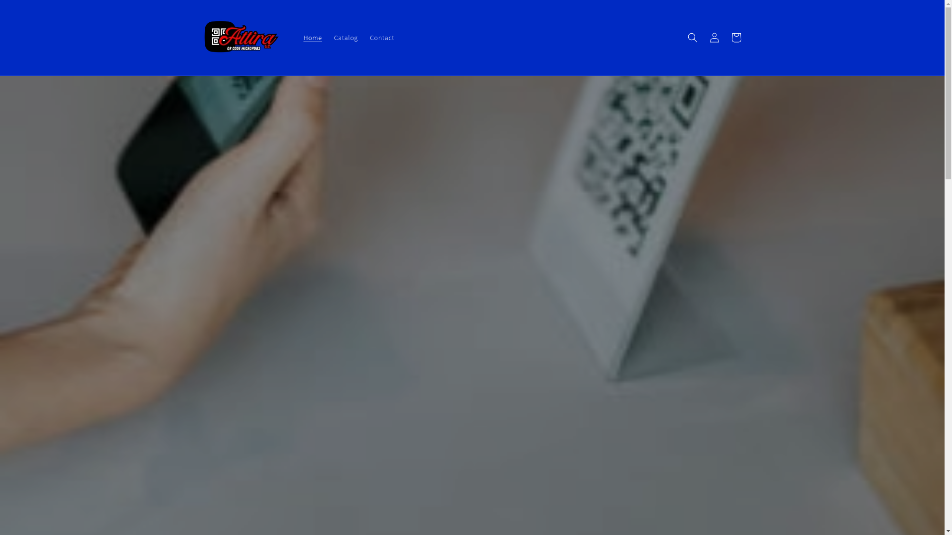 website screenshot of https://attiraqrsolutions.com/