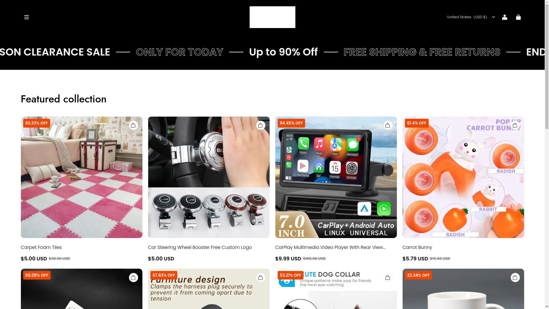 website screenshot of https://pumadealmall.com/