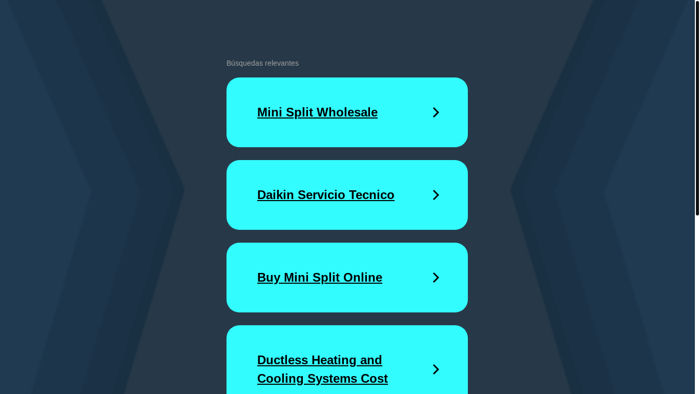 website screenshot of https://ductless-air-conditioners.xyz/
