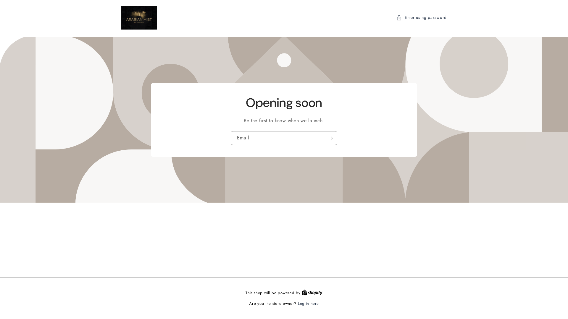 website screenshot of https://arabianmist.ma/