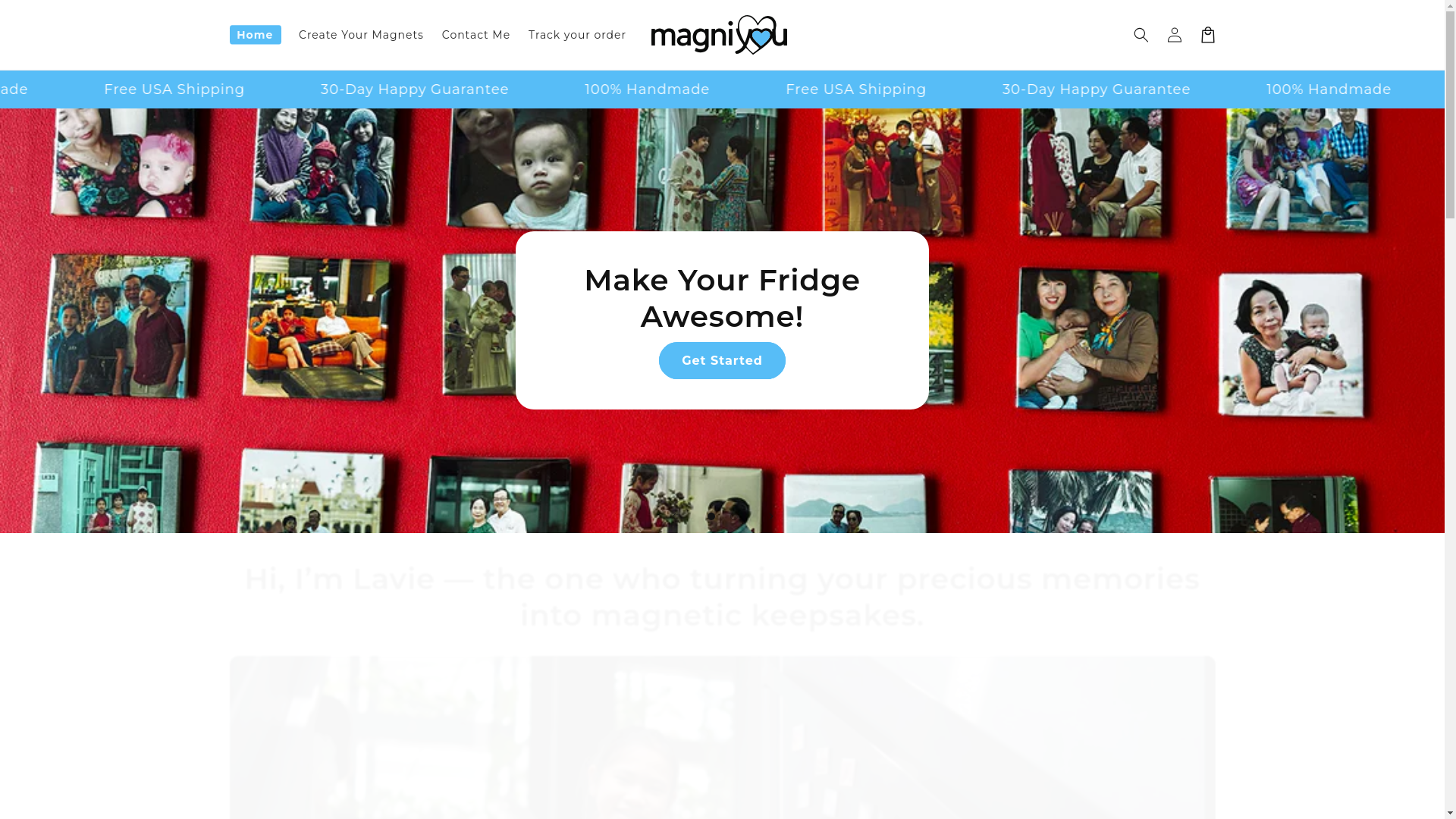 website screenshot of https://magniyou.com/