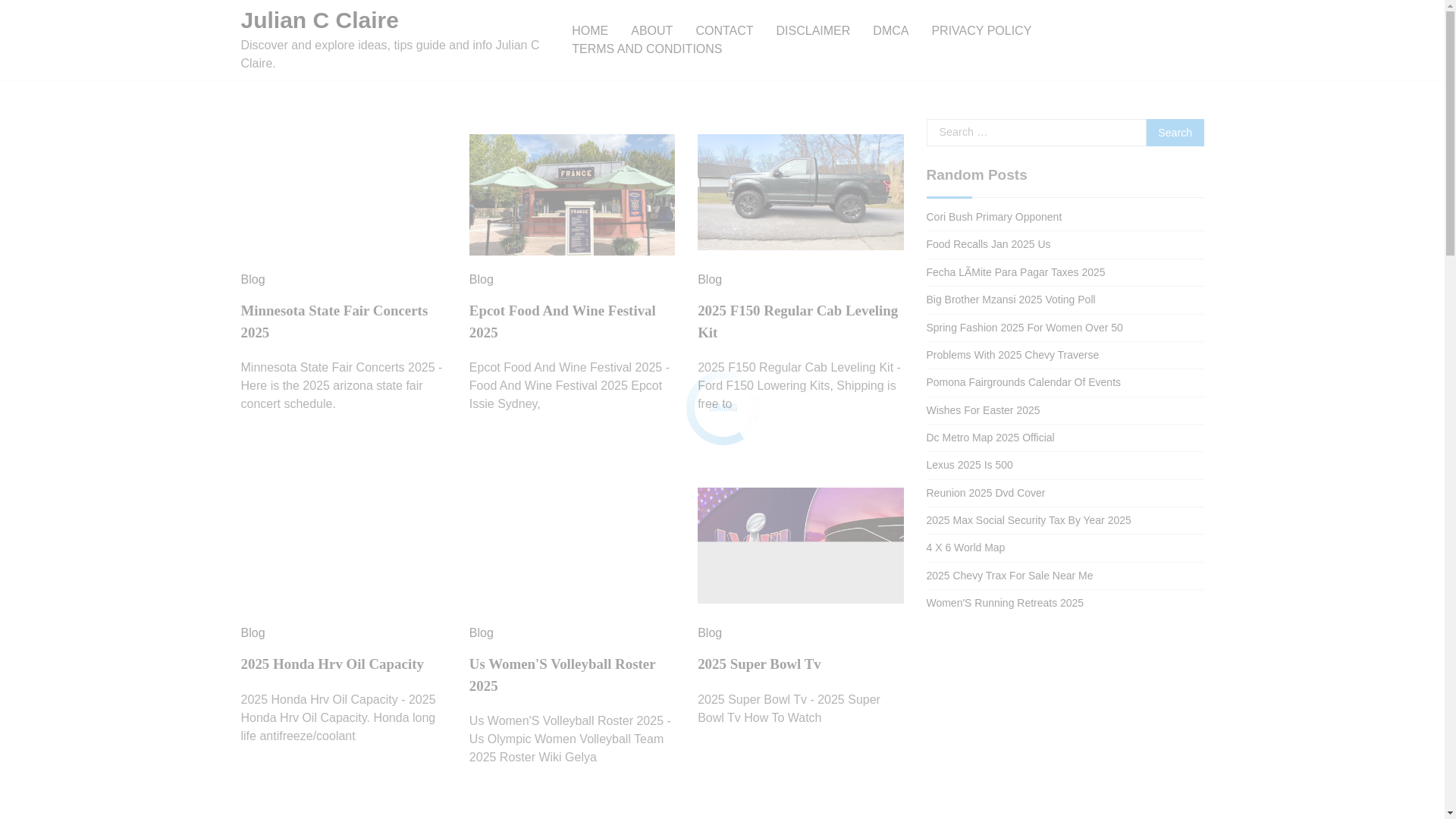 website screenshot of https://juliancclaire.pages.dev/