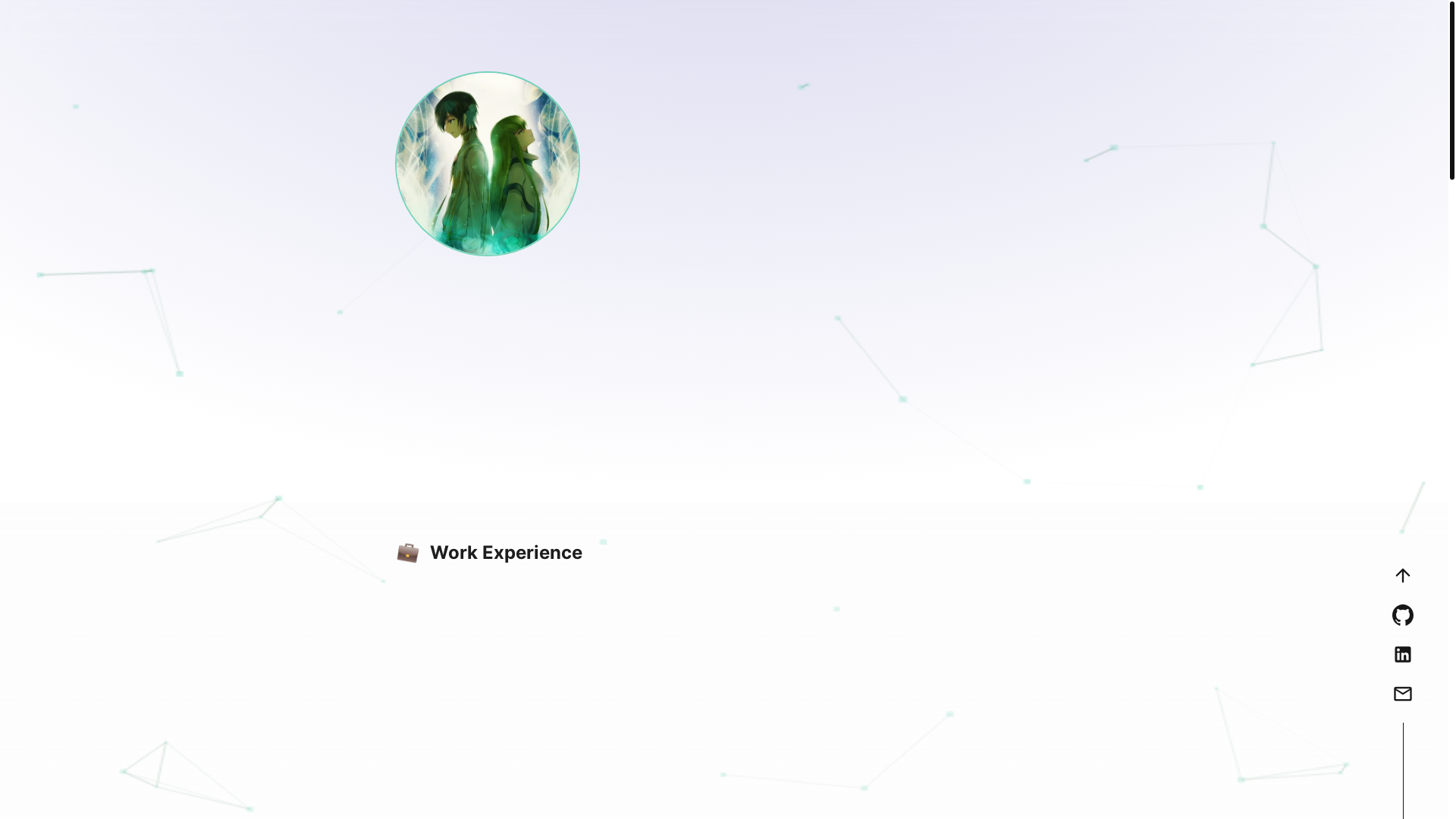 website screenshot of https://www.czer0c.dev/