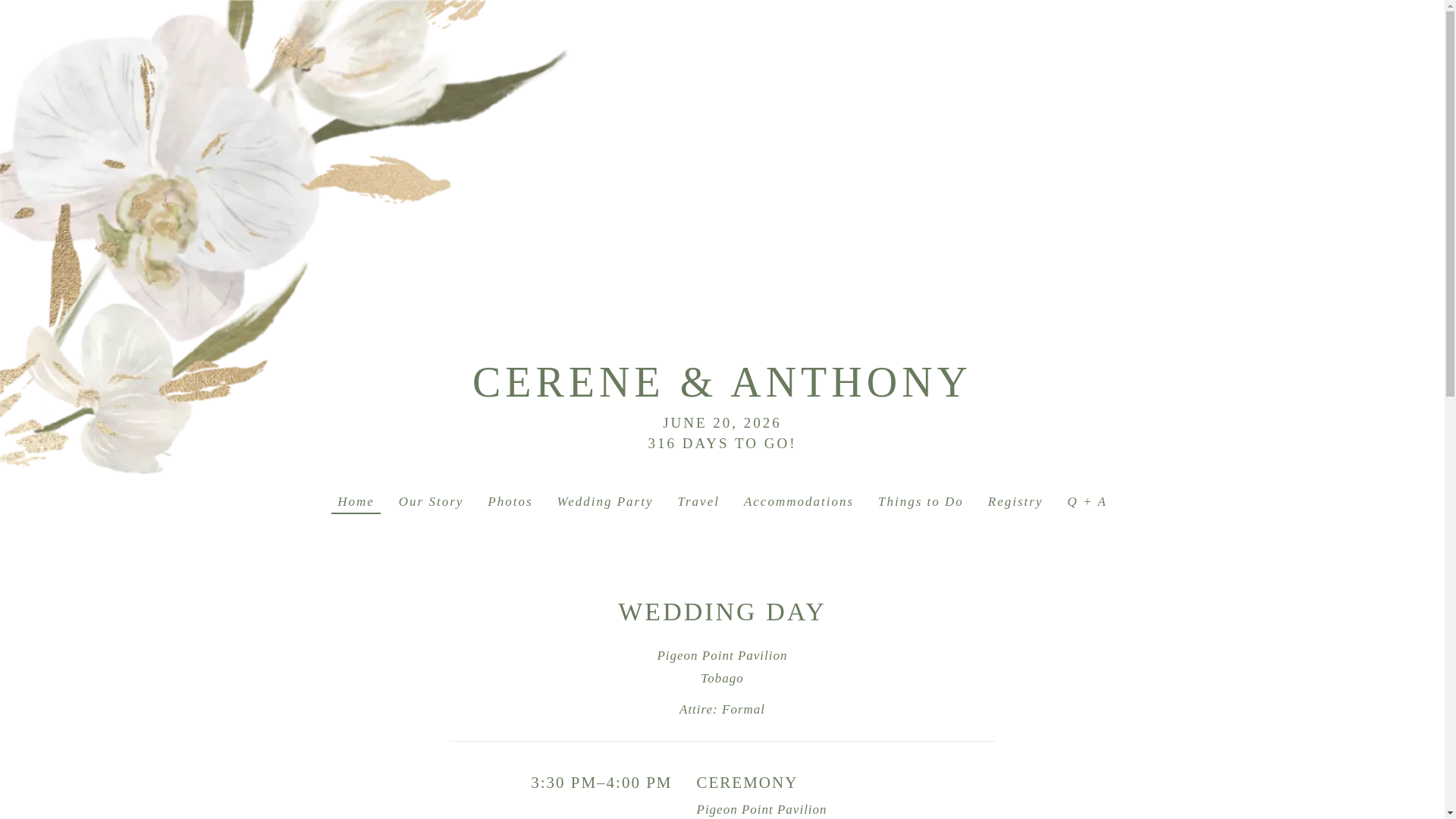 website screenshot of https://thejamesbondwedding.com/